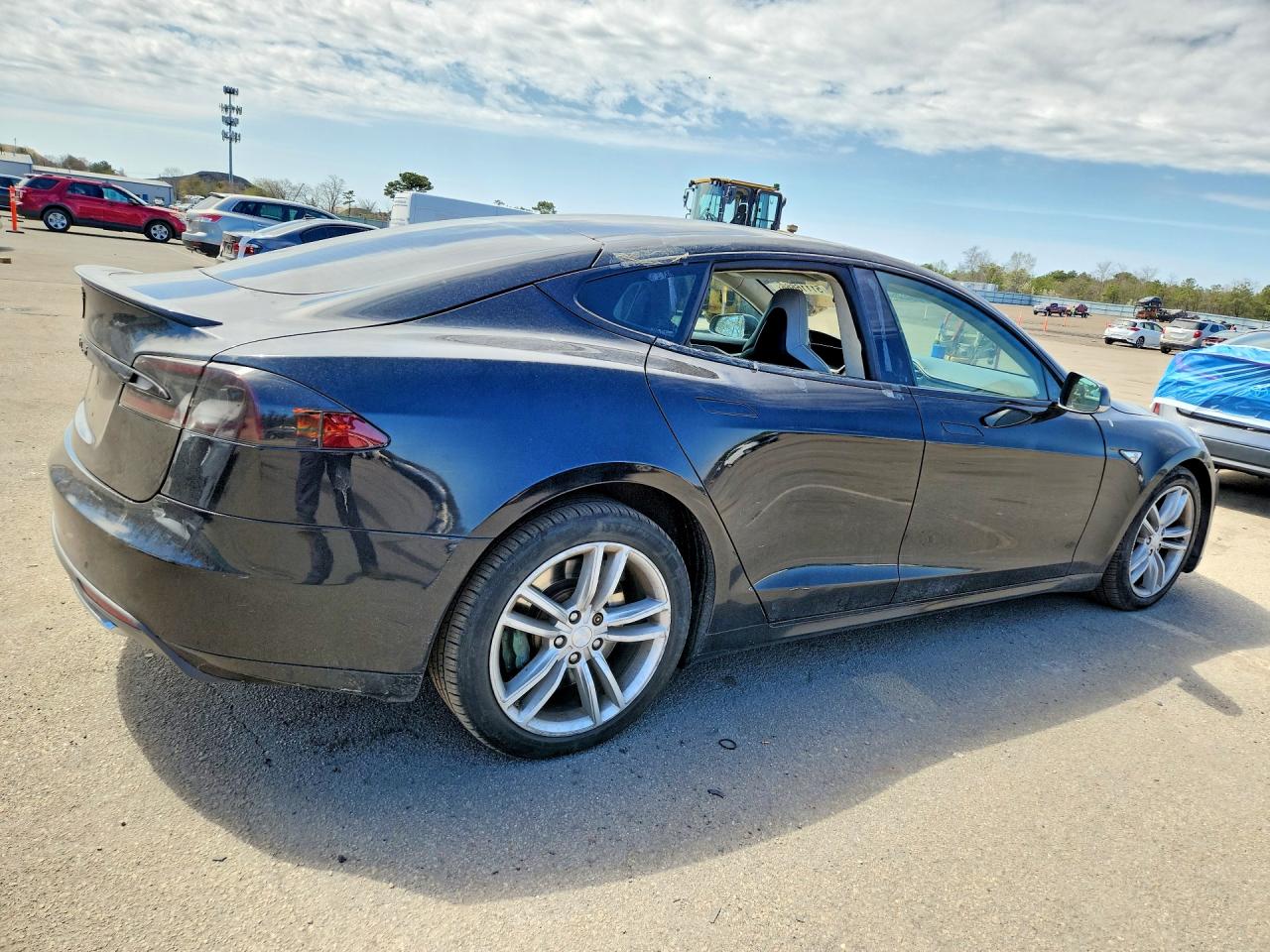 2013 Tesla Model S Black vin: 5YJSA1DP6DFP14029