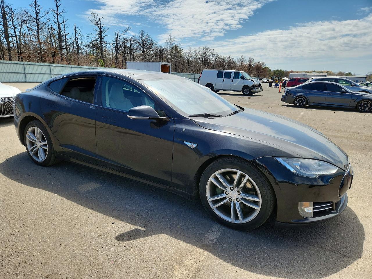 2013 Tesla Model S Black vin: 5YJSA1DP6DFP14029