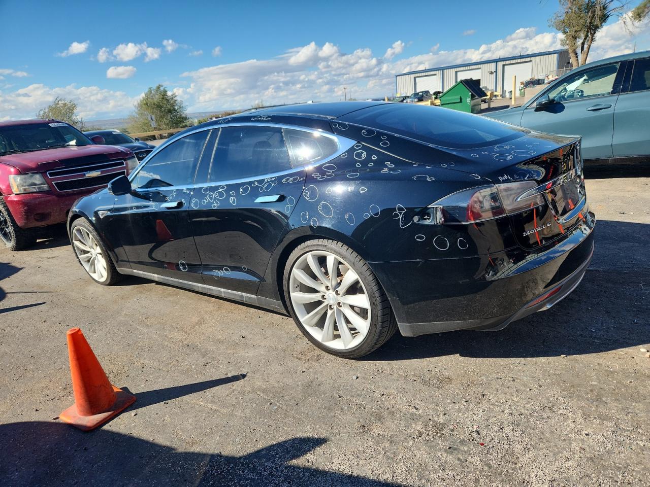 2013 Tesla Model S Black vin: 5YJSA1DP6DFP22647