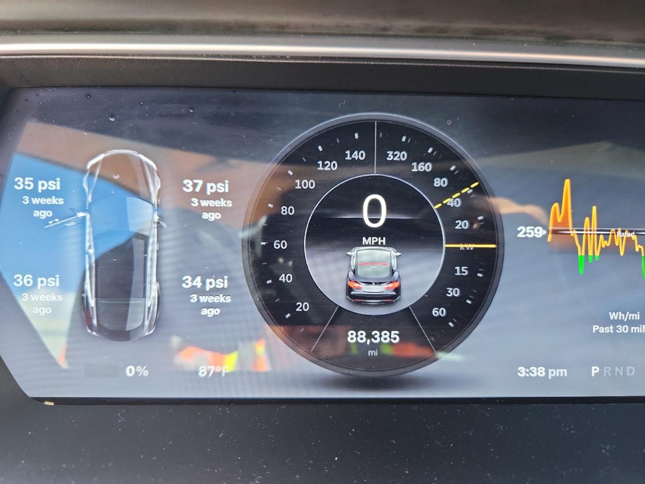 2013 Tesla Model S Black vin: 5YJSA1DP6DFP22647