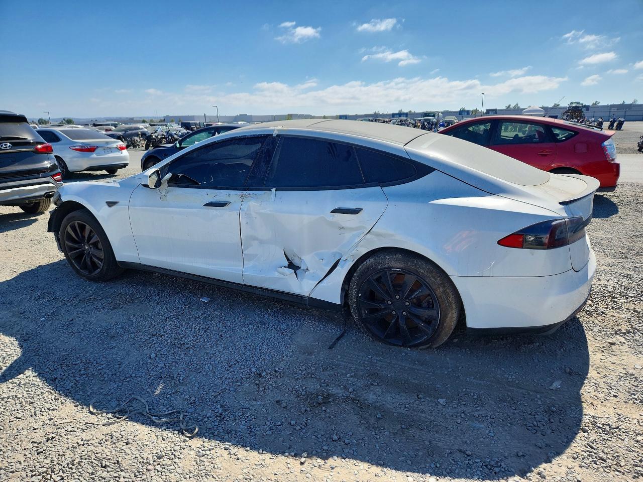 2012 Tesla Model S White vin: 5YJSA1DP8CFS01024