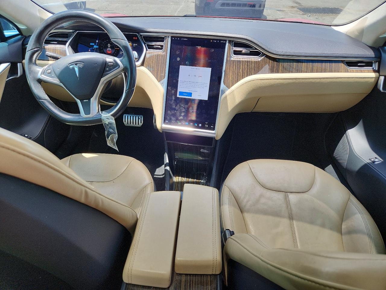 2013 Tesla Model S Red vin: 5YJSA1DPXDFP26149