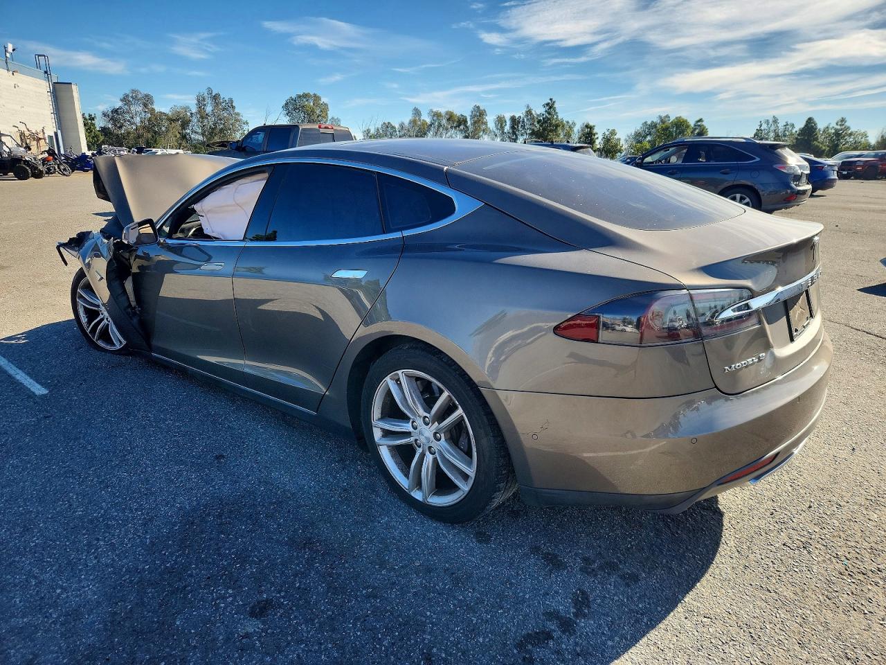 2015 Tesla Model S Tan vin: 5YJSA1E13FF109690