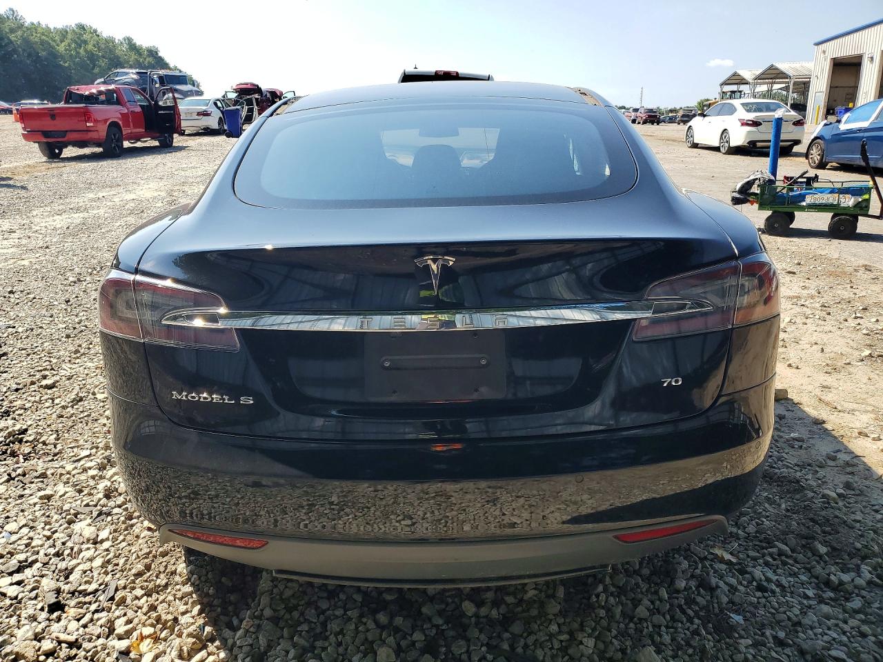 2015 Tesla Model S Black vin: 5YJSA1E13FF113013
