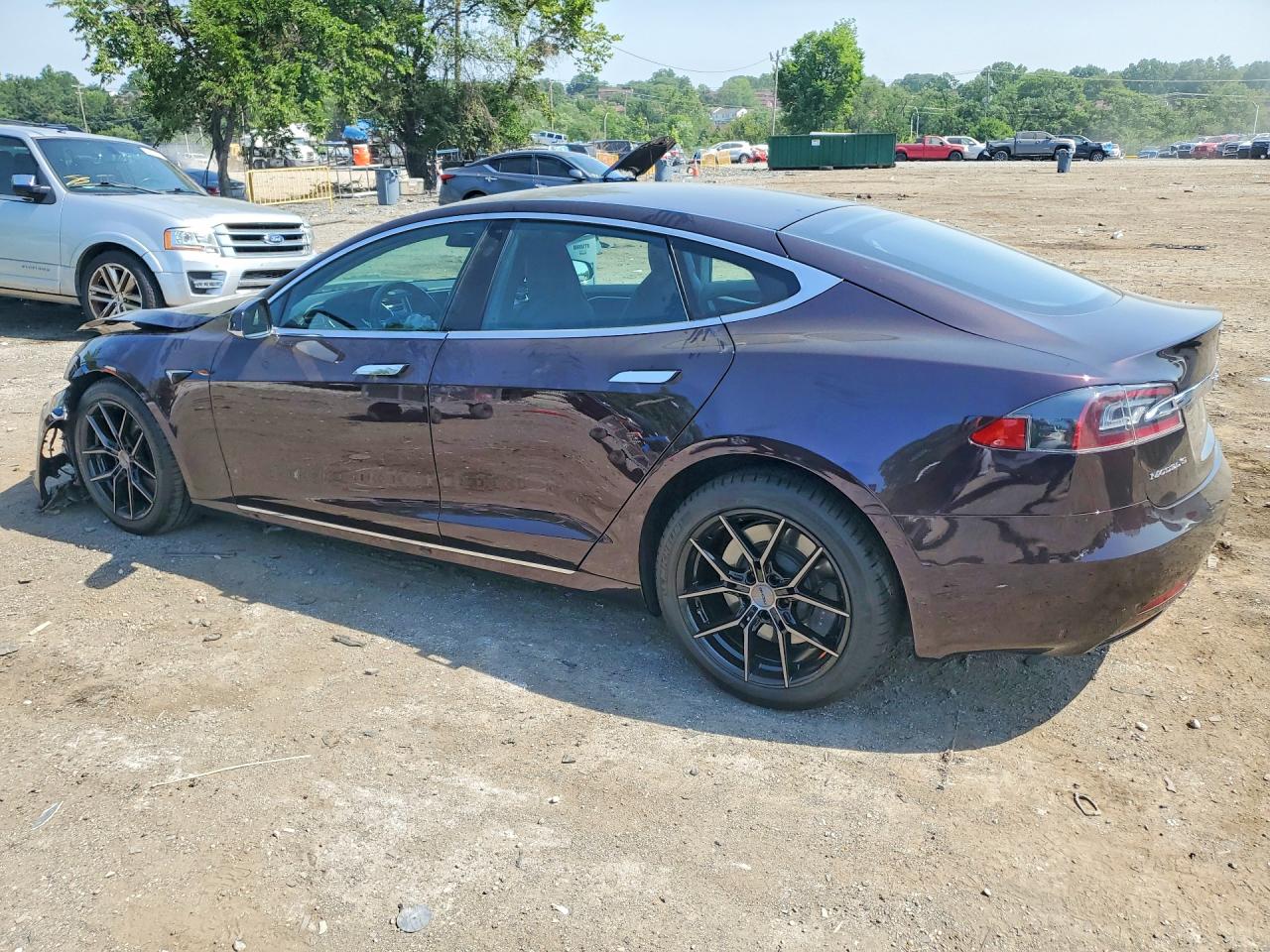 2016 Tesla Model S Фиолетовый vin: 5YJSA1E13GF174122