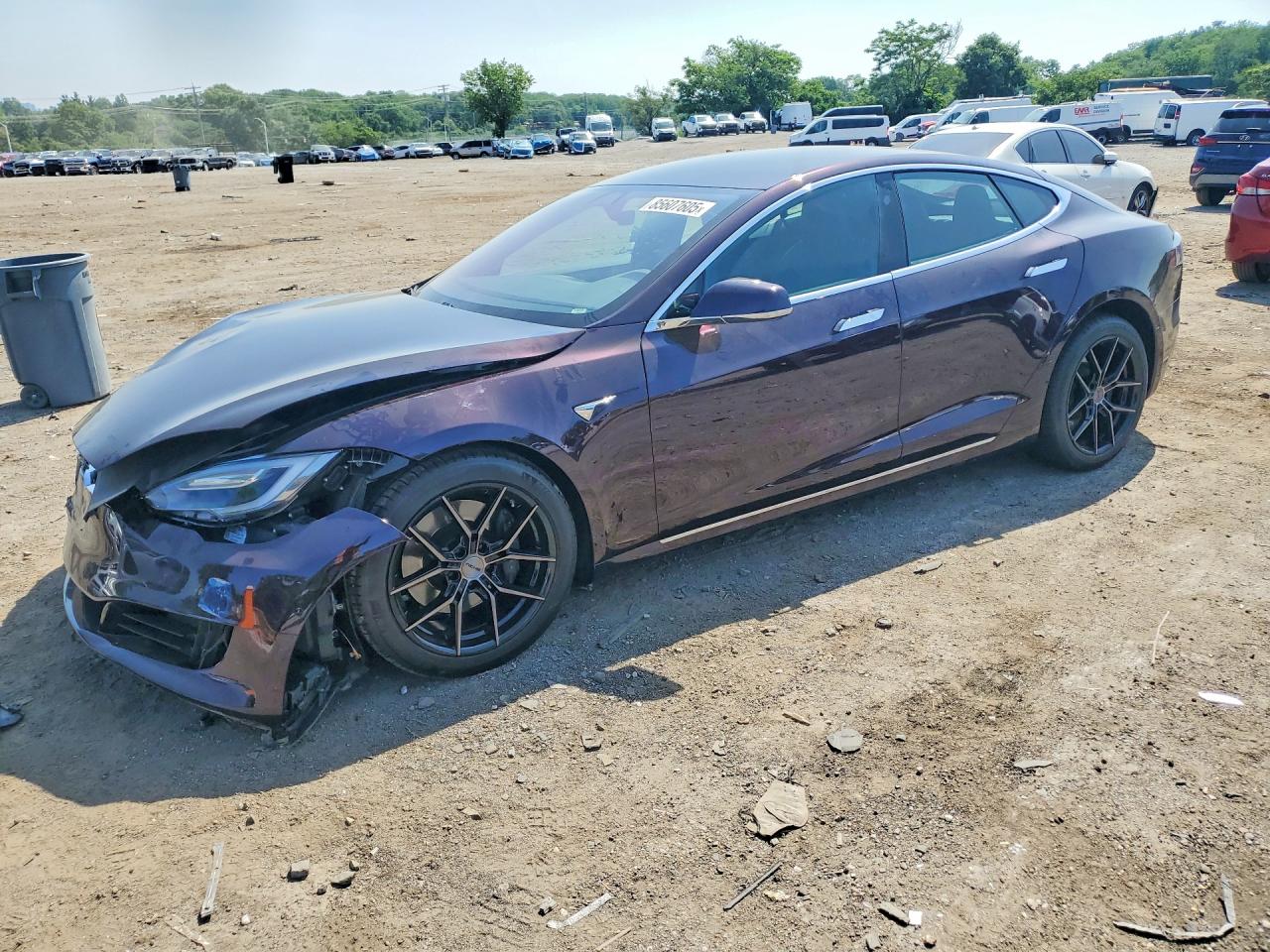 2016 Tesla Model S Фиолетовый vin: 5YJSA1E13GF174122