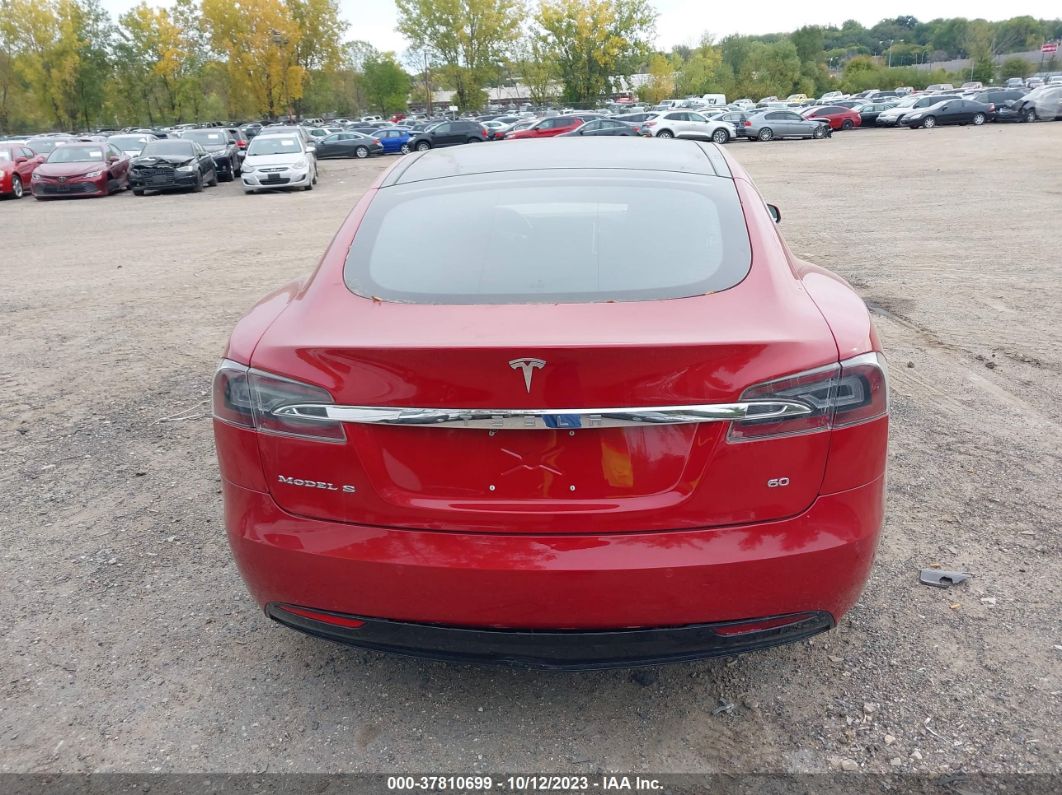 2017 Tesla Model S 60/75 Красный vin: 5YJSA1E13HF176860