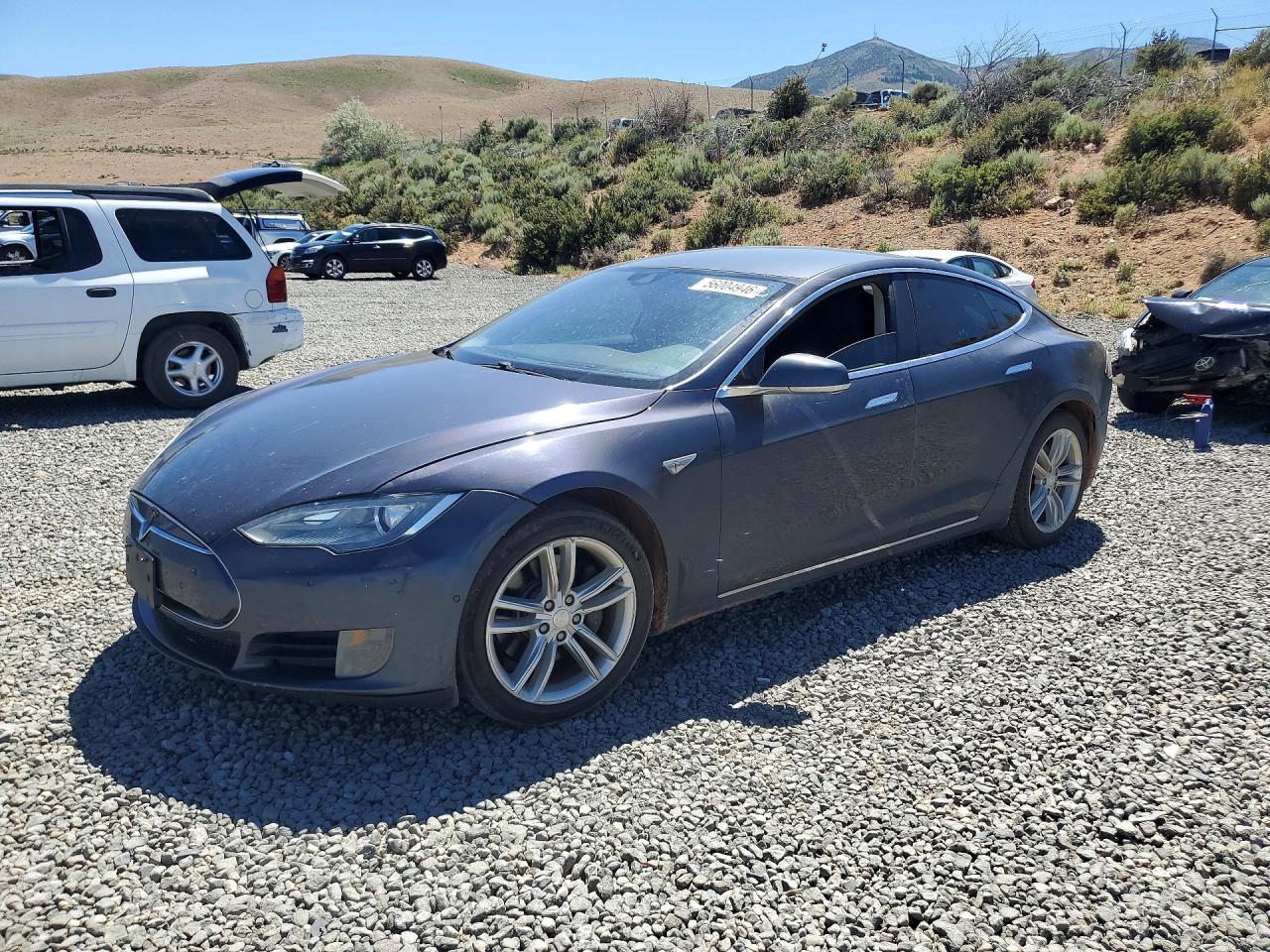 2015 Tesla Model S Charcoal vin: 5YJSA1E14FF112906