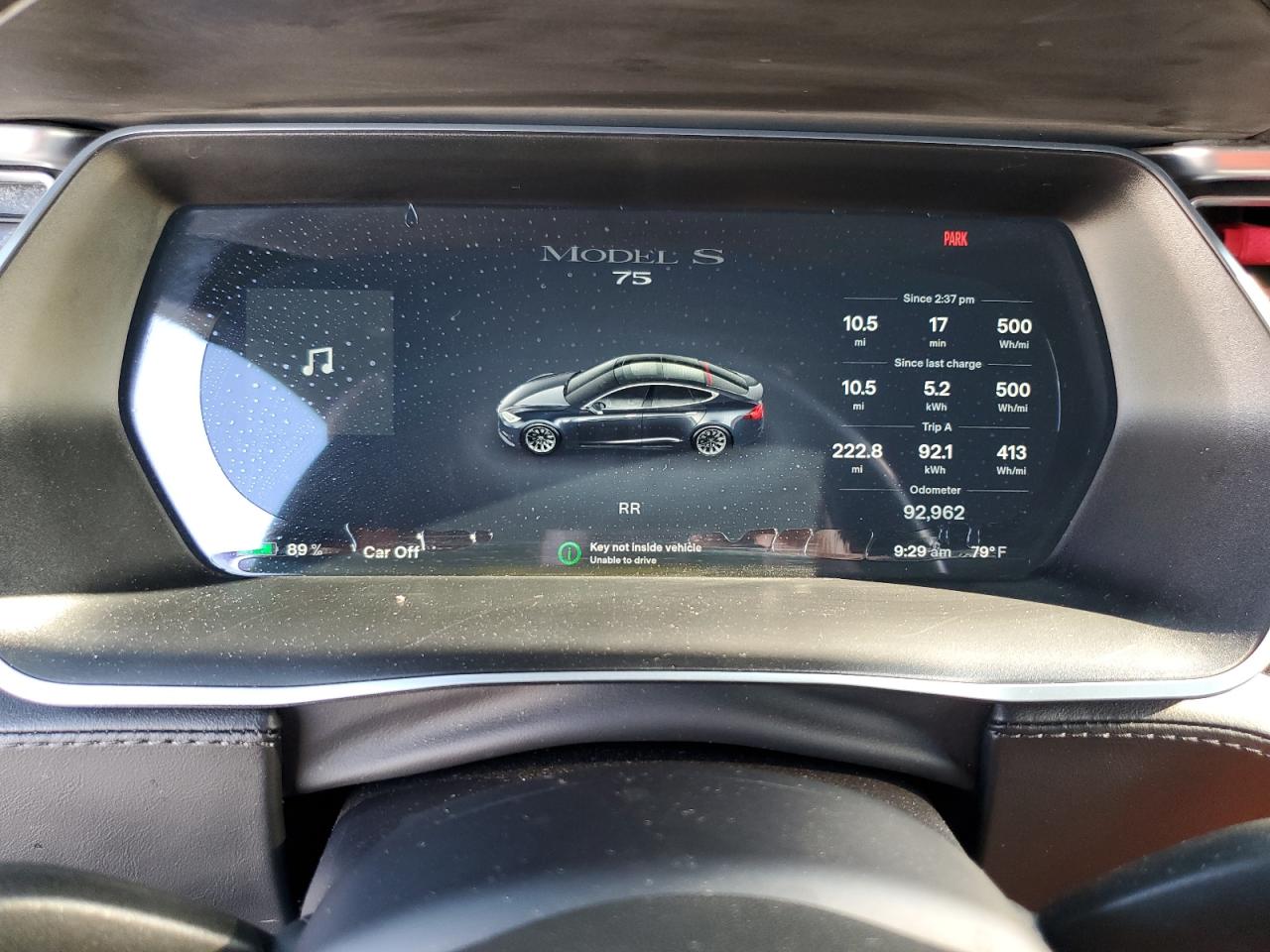 2017 Tesla Model S  Серый vin: 5YJSA1E14HF195286