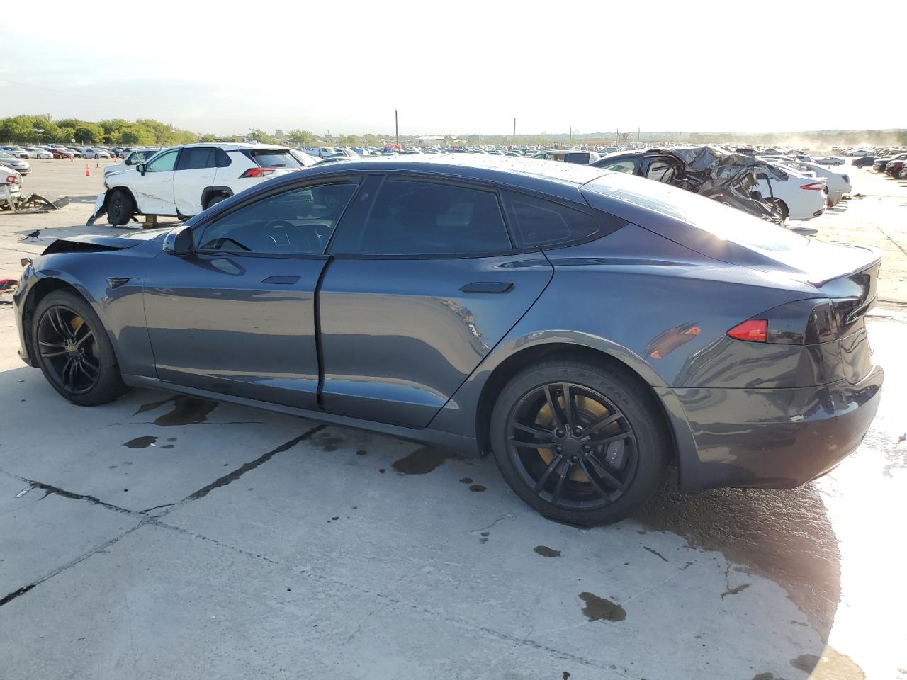 2017 Tesla Model S  Серый vin: 5YJSA1E14HF195286
