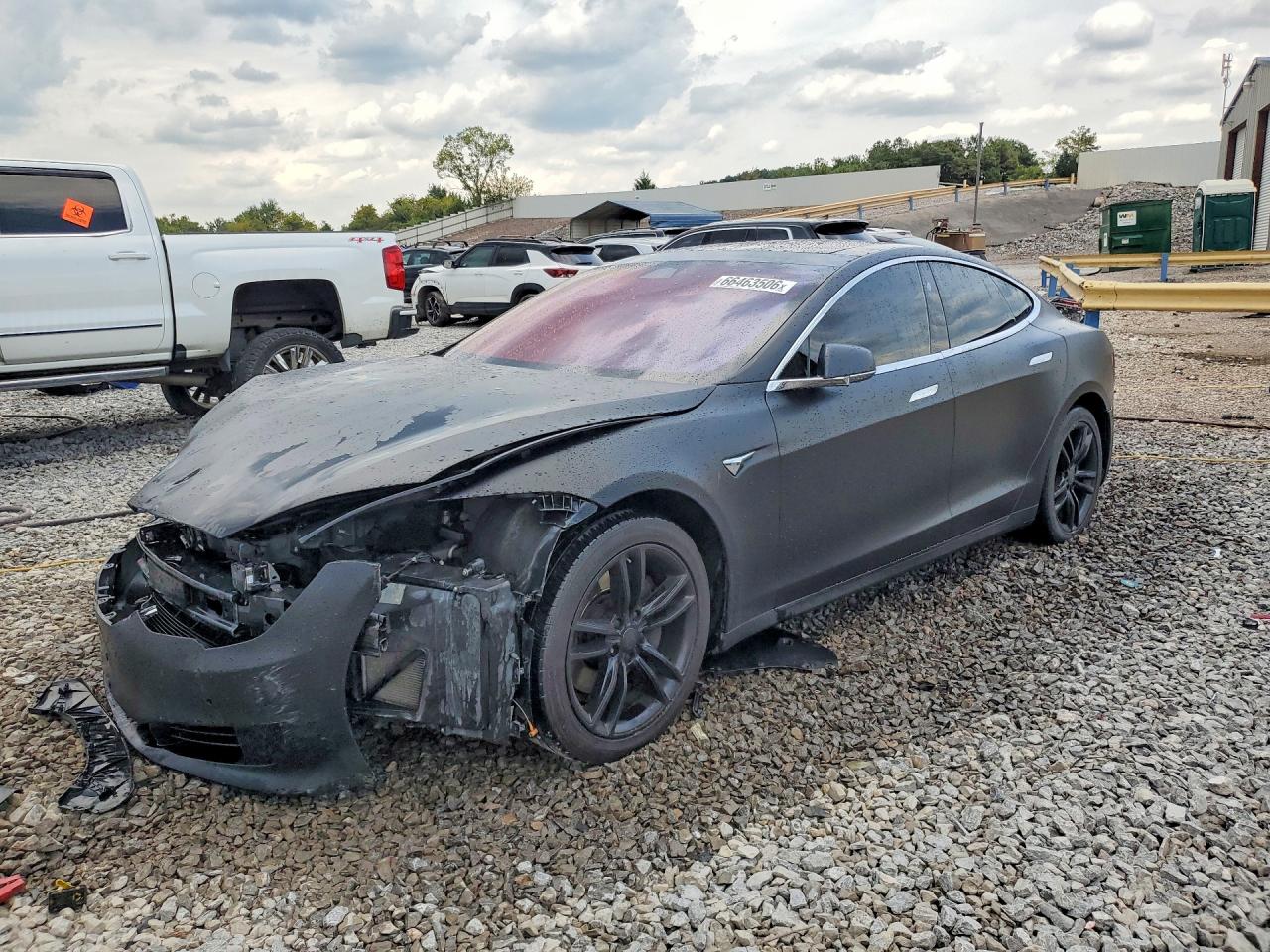 2017 Tesla Model S Black vin: 5YJSA1E14HF195286