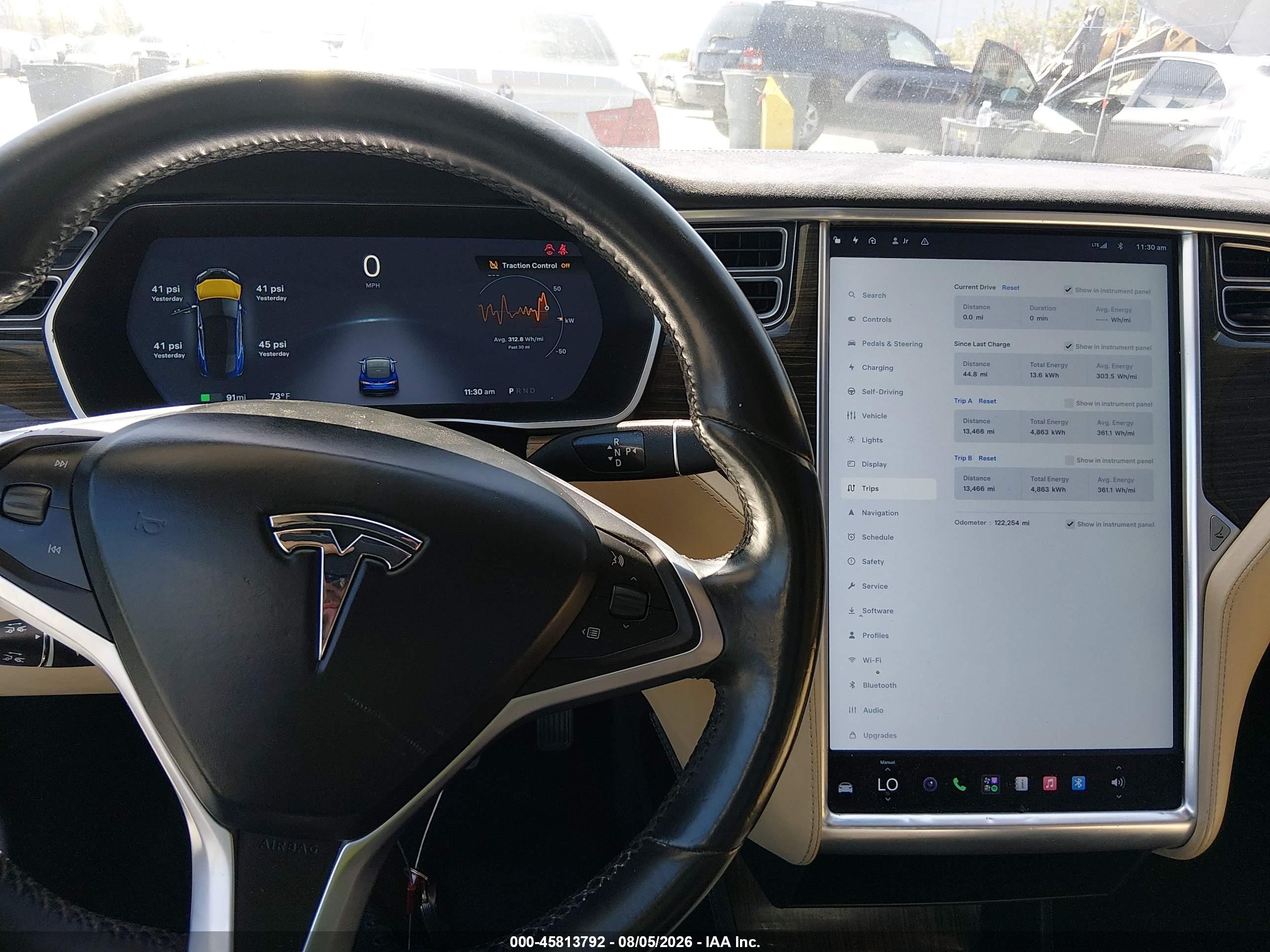 2015 Tesla Model S 60/70/85 Blue vin: 5YJSA1E15FF113885