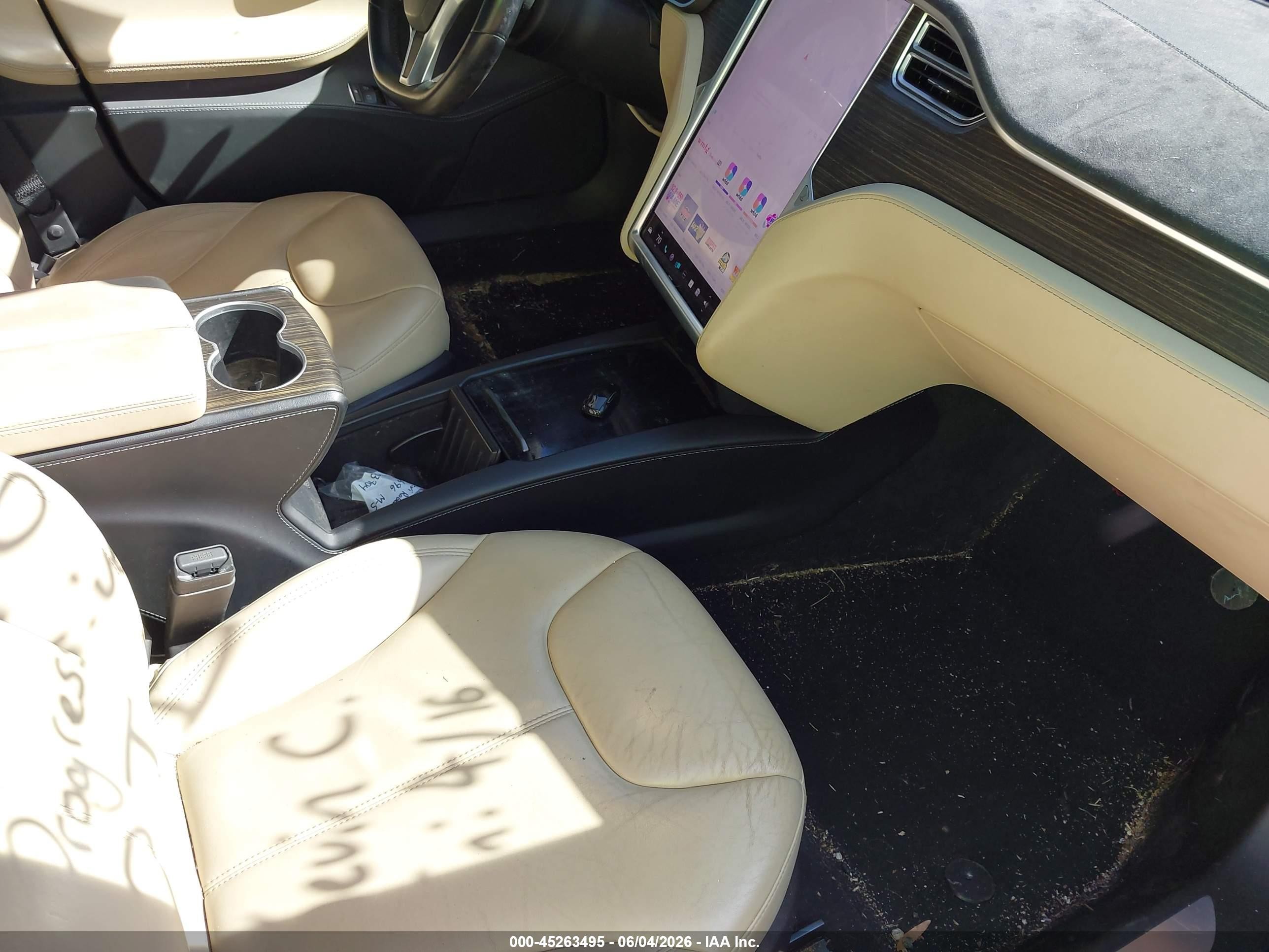 2015 Tesla Model S 70d/85d/p85d Blue vin: 5YJSA1E21FF103704