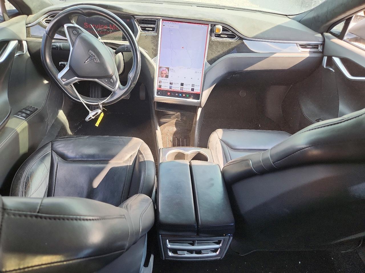 2015 Tesla Model S Gray vin: 5YJSA1E21FF109101