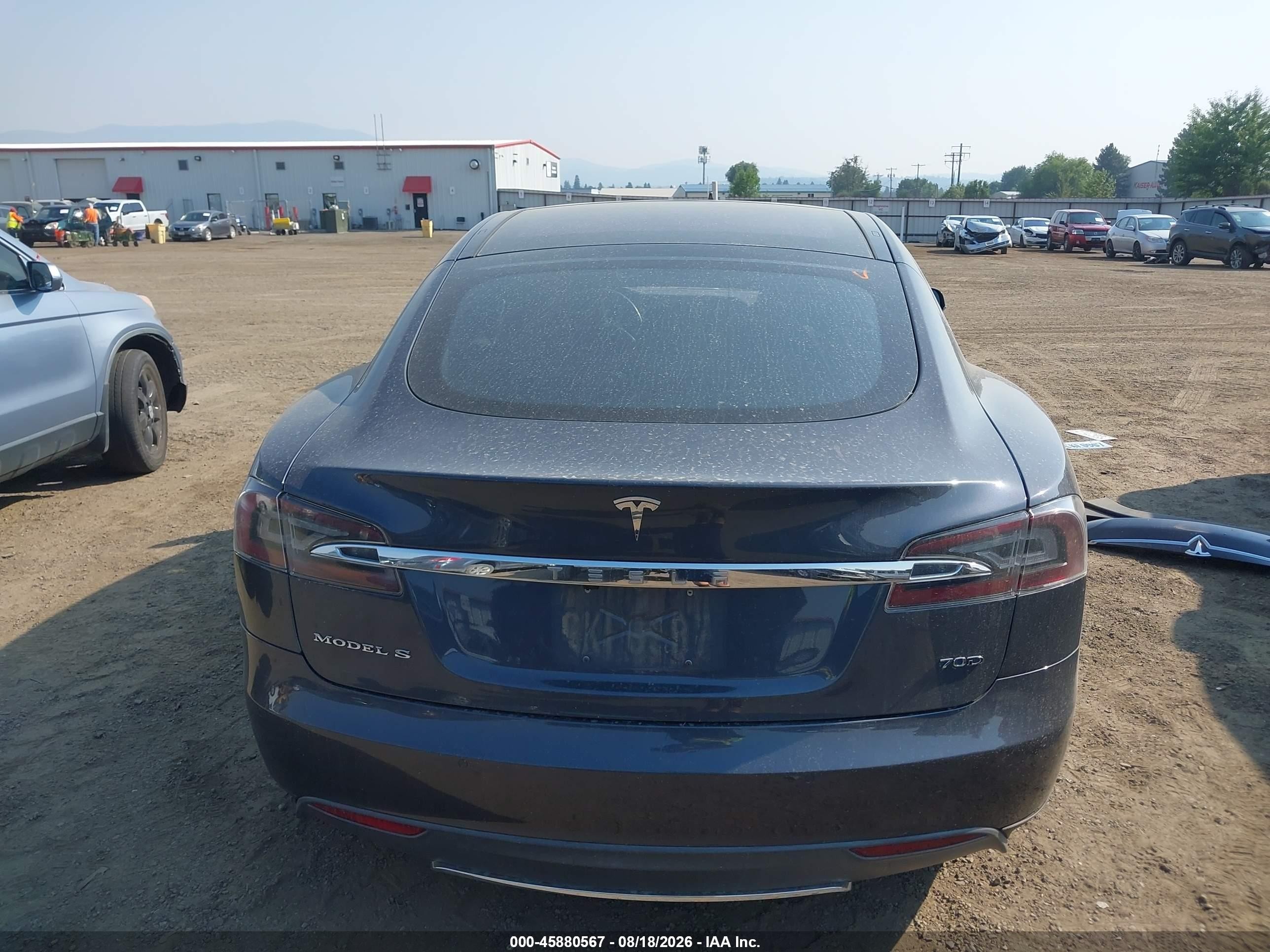 2015 Tesla Model S 70d/85d/p85d Gray vin: 5YJSA1E21FF118669