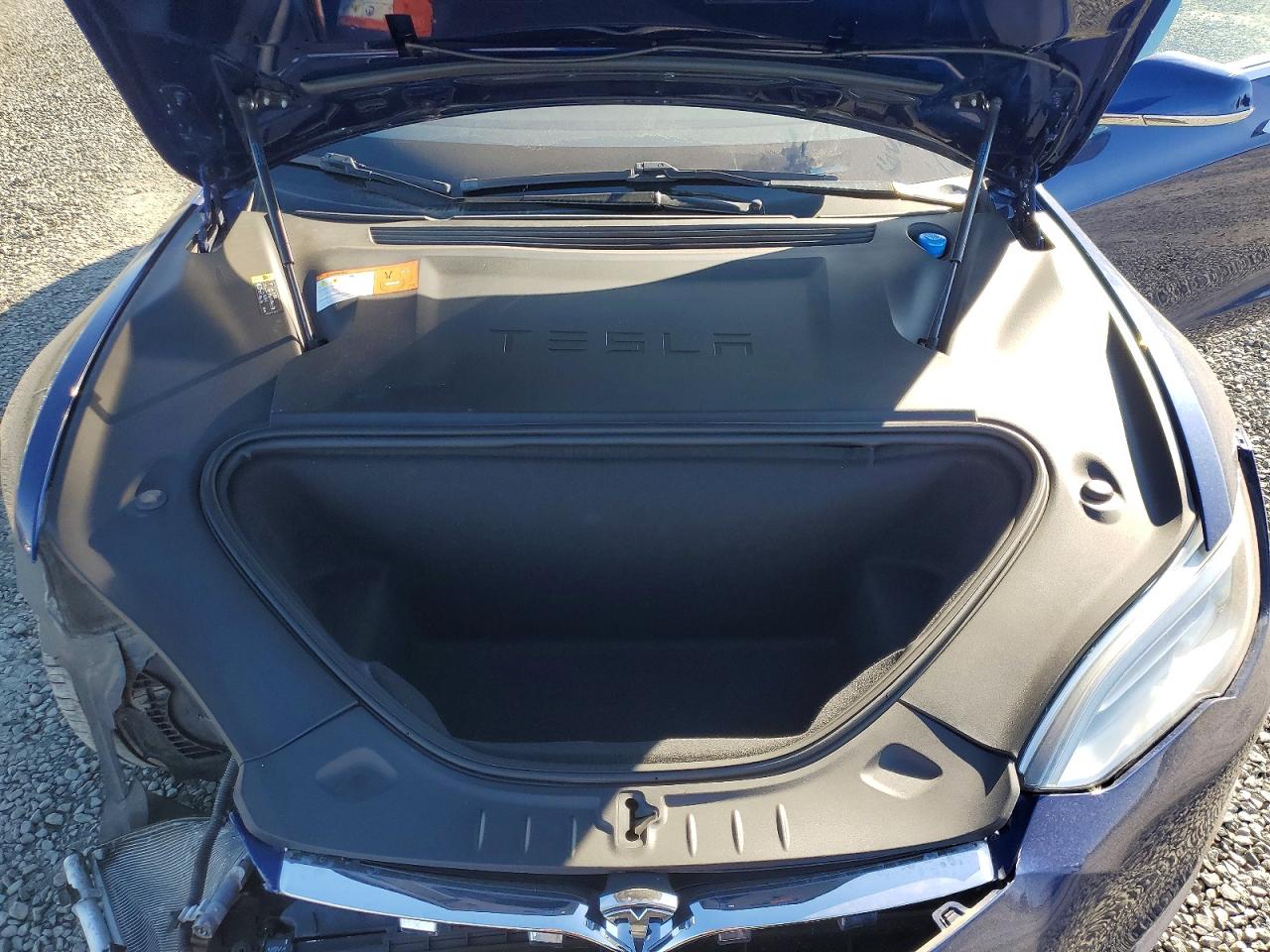 2017 Tesla Model S Blue vin: 5YJSA1E21HF192757