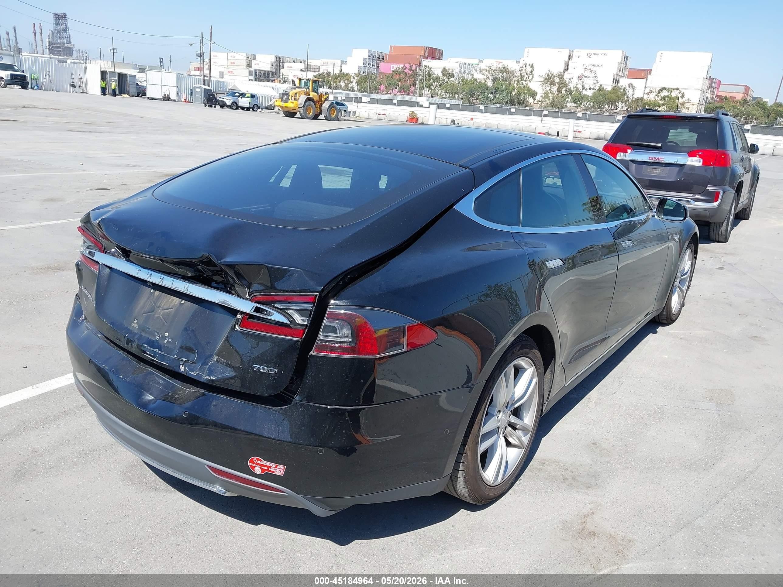 2015 Tesla Model S 70d/85d/p85d Black vin: 5YJSA1E22FF104117