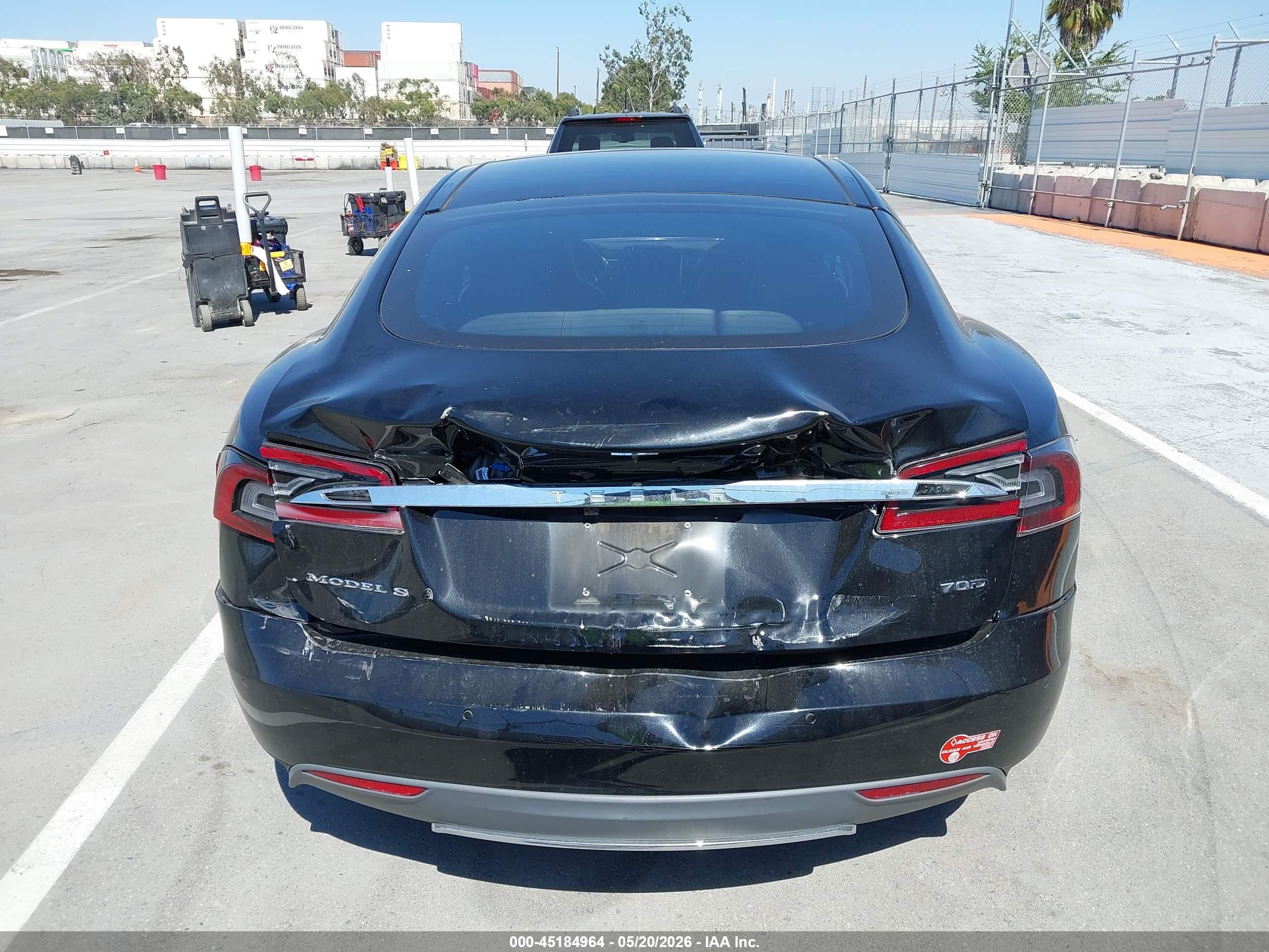 2015 Tesla Model S 70d/85d/p85d Black vin: 5YJSA1E22FF104117