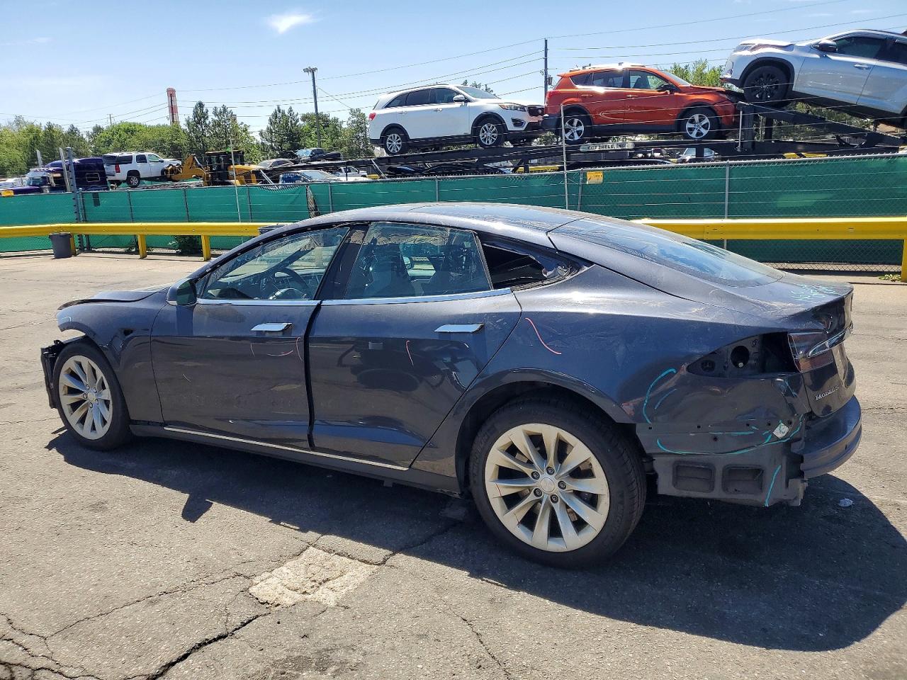 2015 Tesla Model S Black vin: 5YJSA1E26FF108459