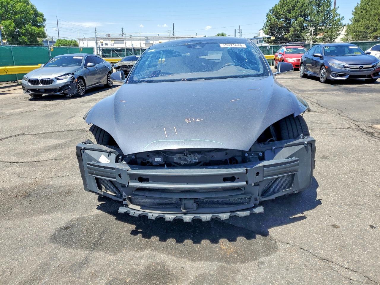 2015 Tesla Model S Black vin: 5YJSA1E26FF108459