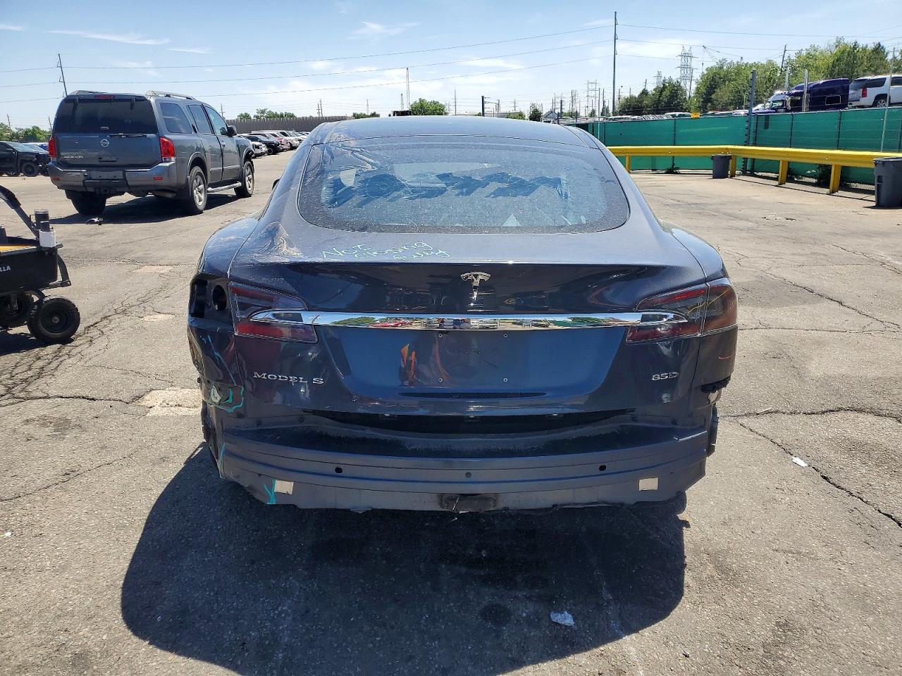 2015 Tesla Model S Black vin: 5YJSA1E26FF108459