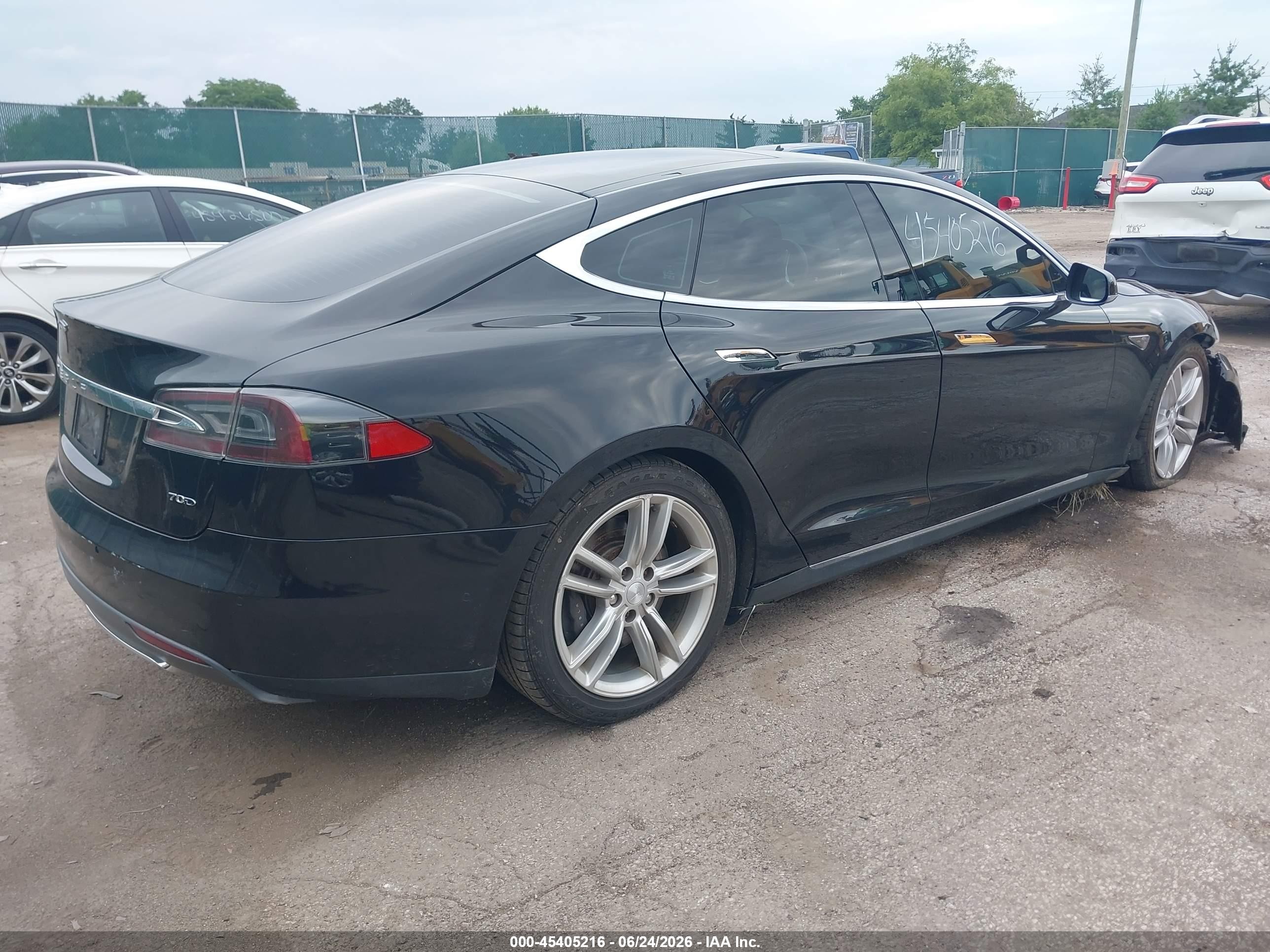 2015 Tesla Model S 70d/85d/p85d Black vin: 5YJSA1E28FF103716