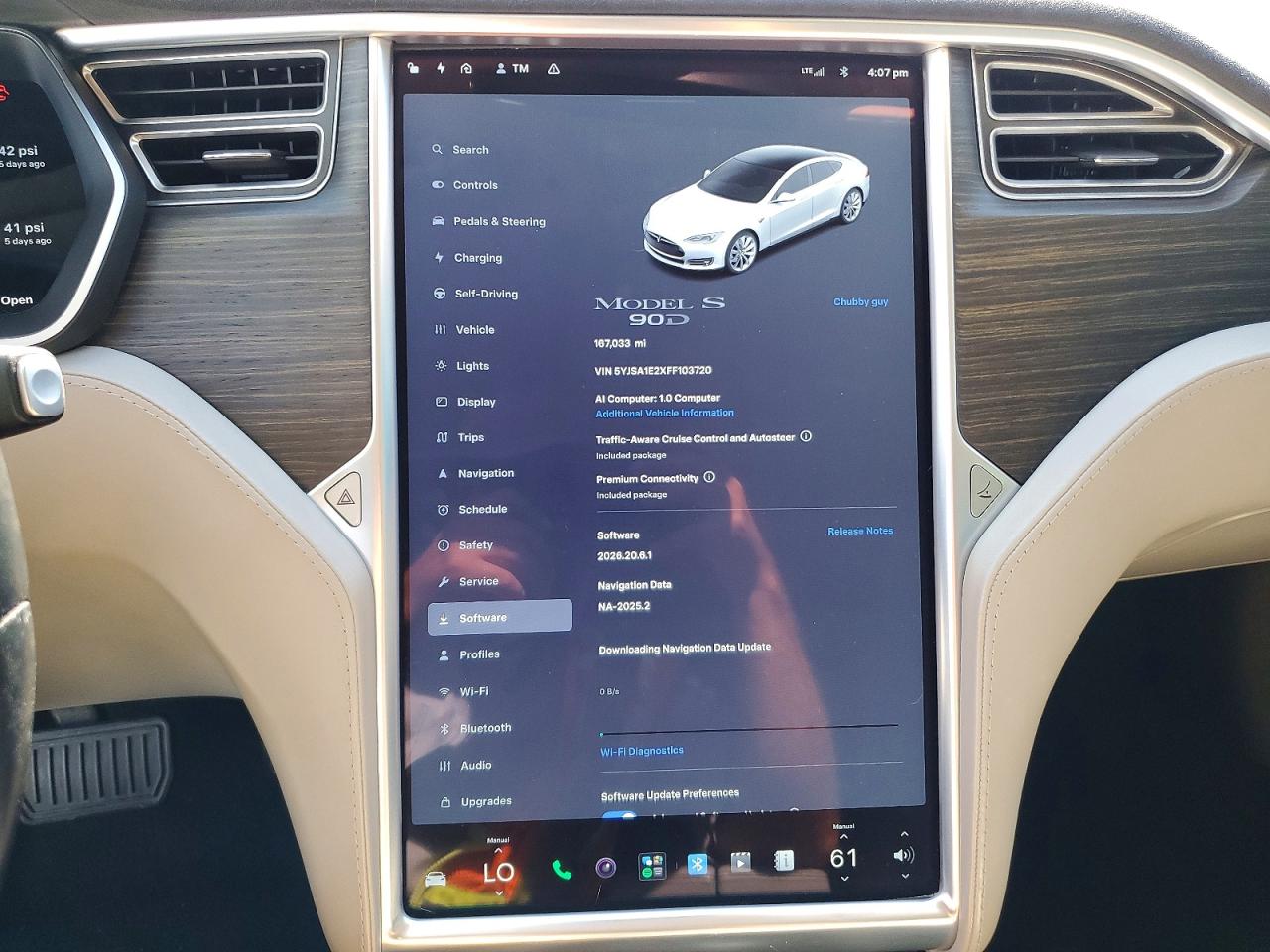 2015 Tesla Model S White vin: 5YJSA1E2XFF103720