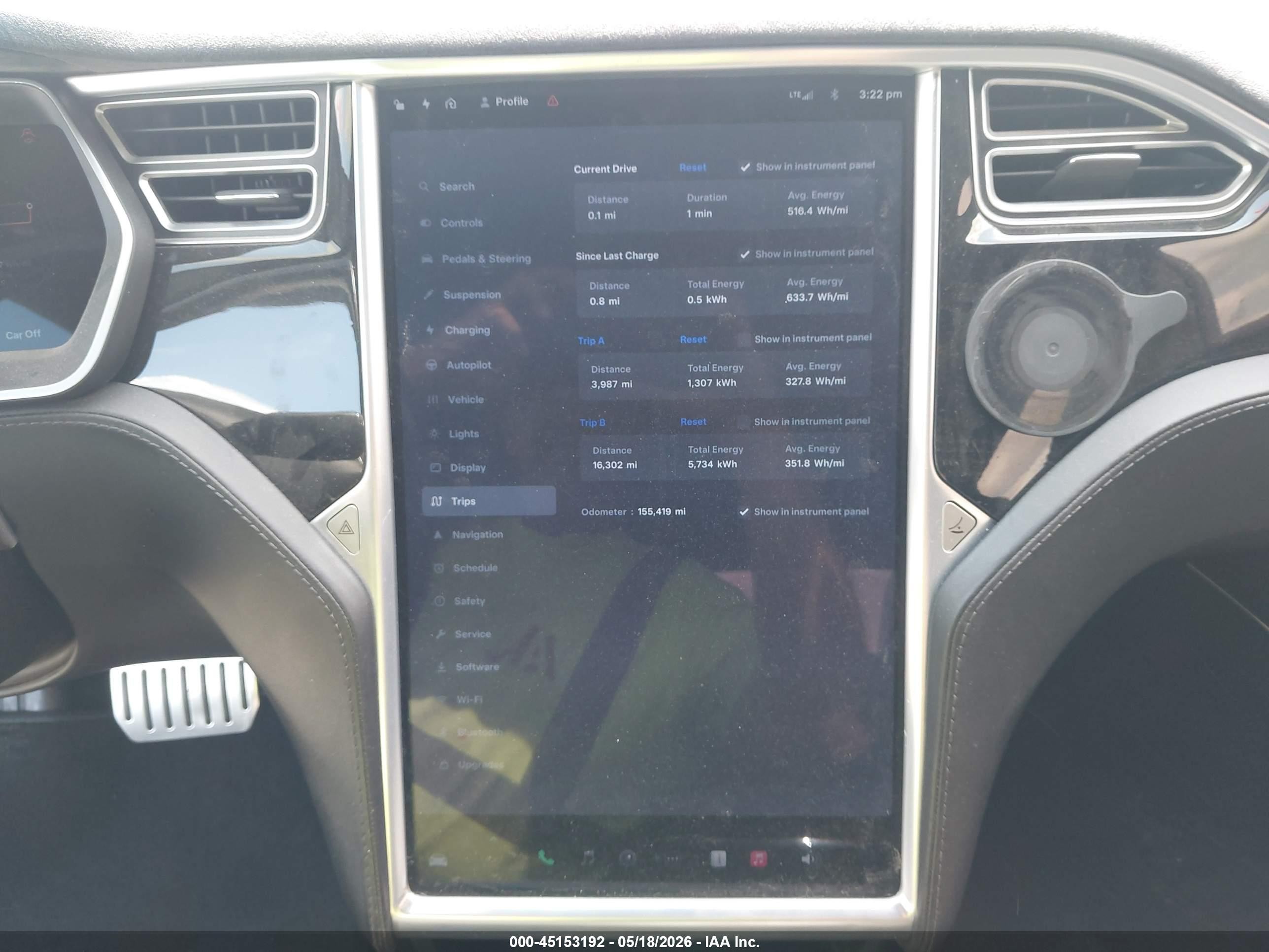 2015 Tesla Model S 85d/p85d White vin: 5YJSA1E43FF109523