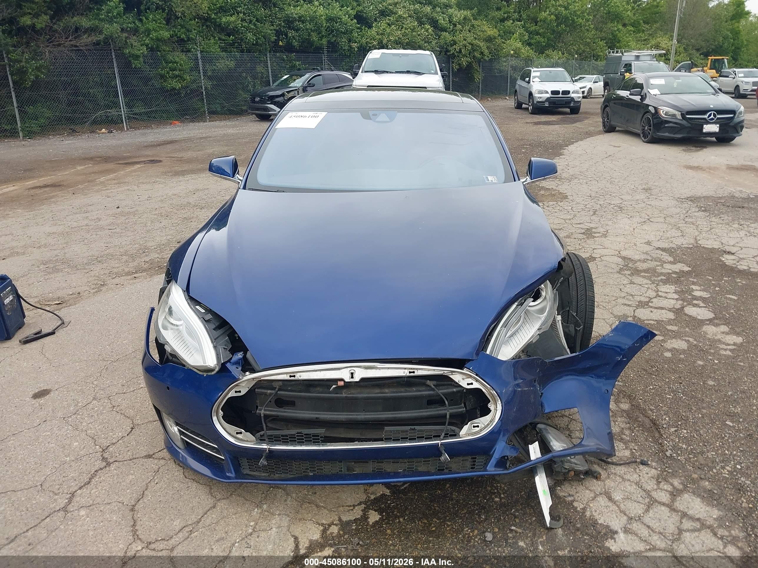 2015 Tesla Model S 85d/p85d Синий vin: 5YJSA1E44FF114648