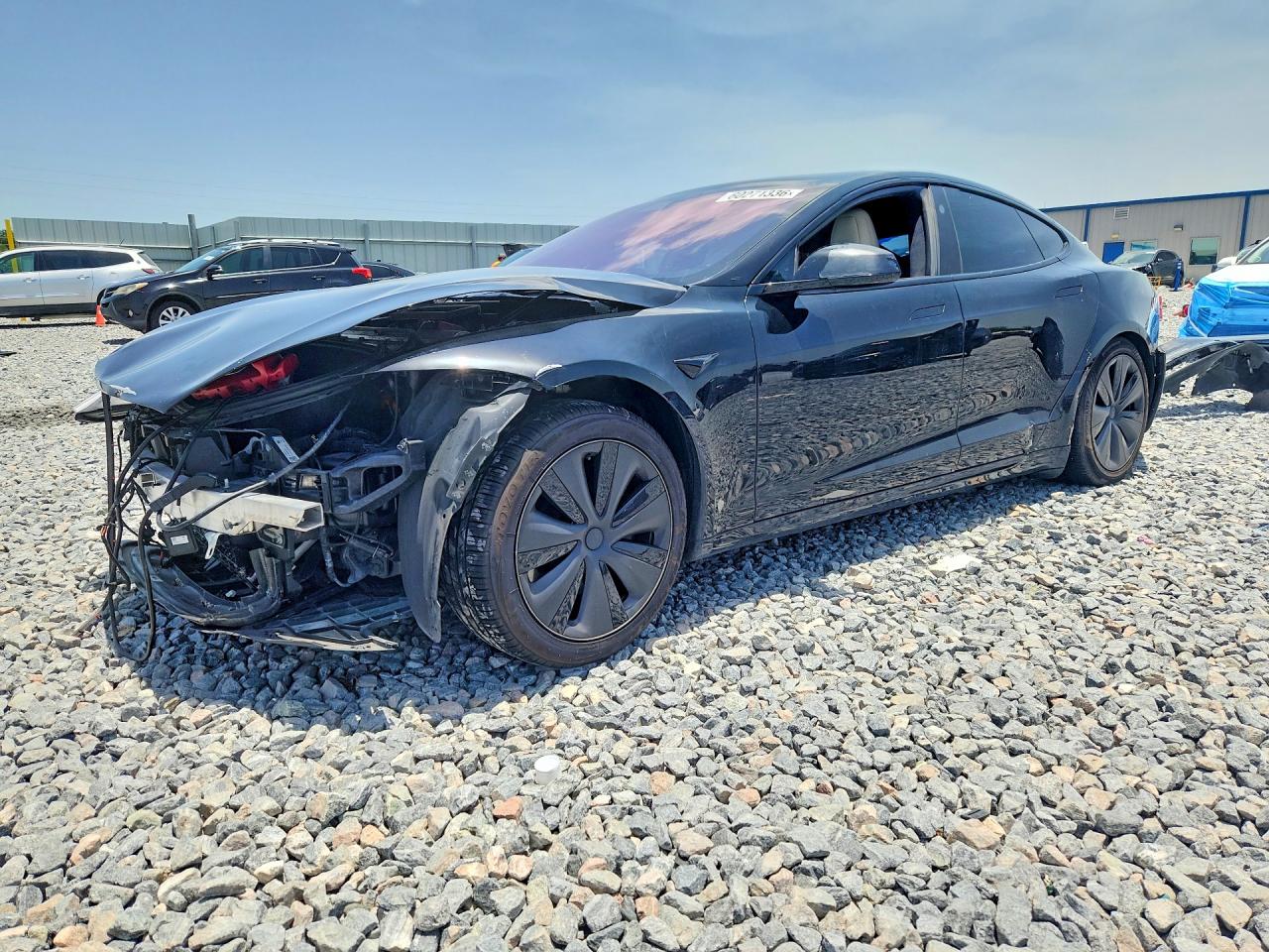 2021 Tesla Model S Черный vin: 5YJSA1E51MF439845