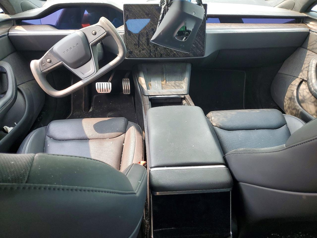 2021 Tesla Model S Black vin: 5YJSA1E61MF449753