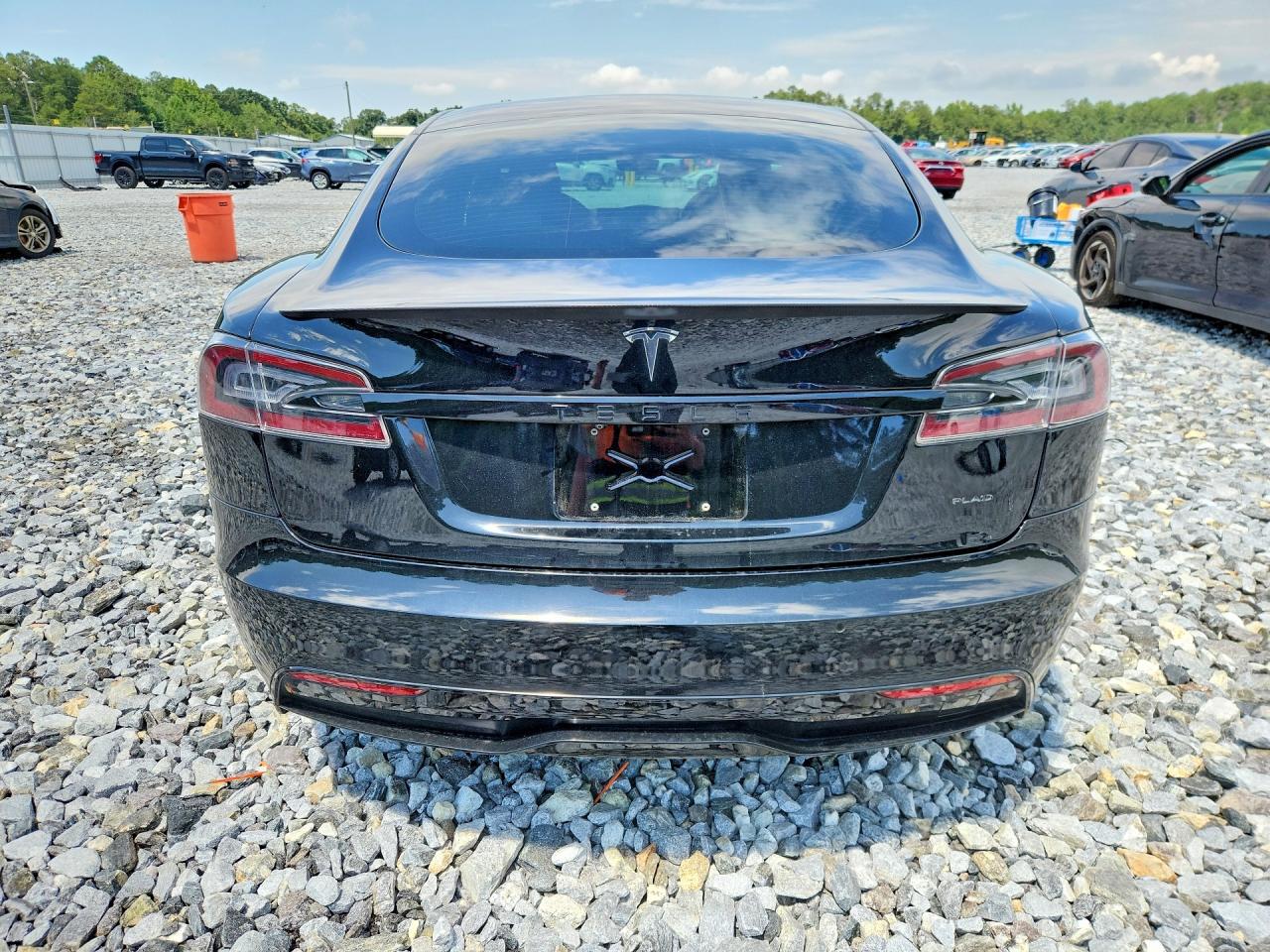 2021 Tesla Model S Черный vin: 5YJSAE69MF442940