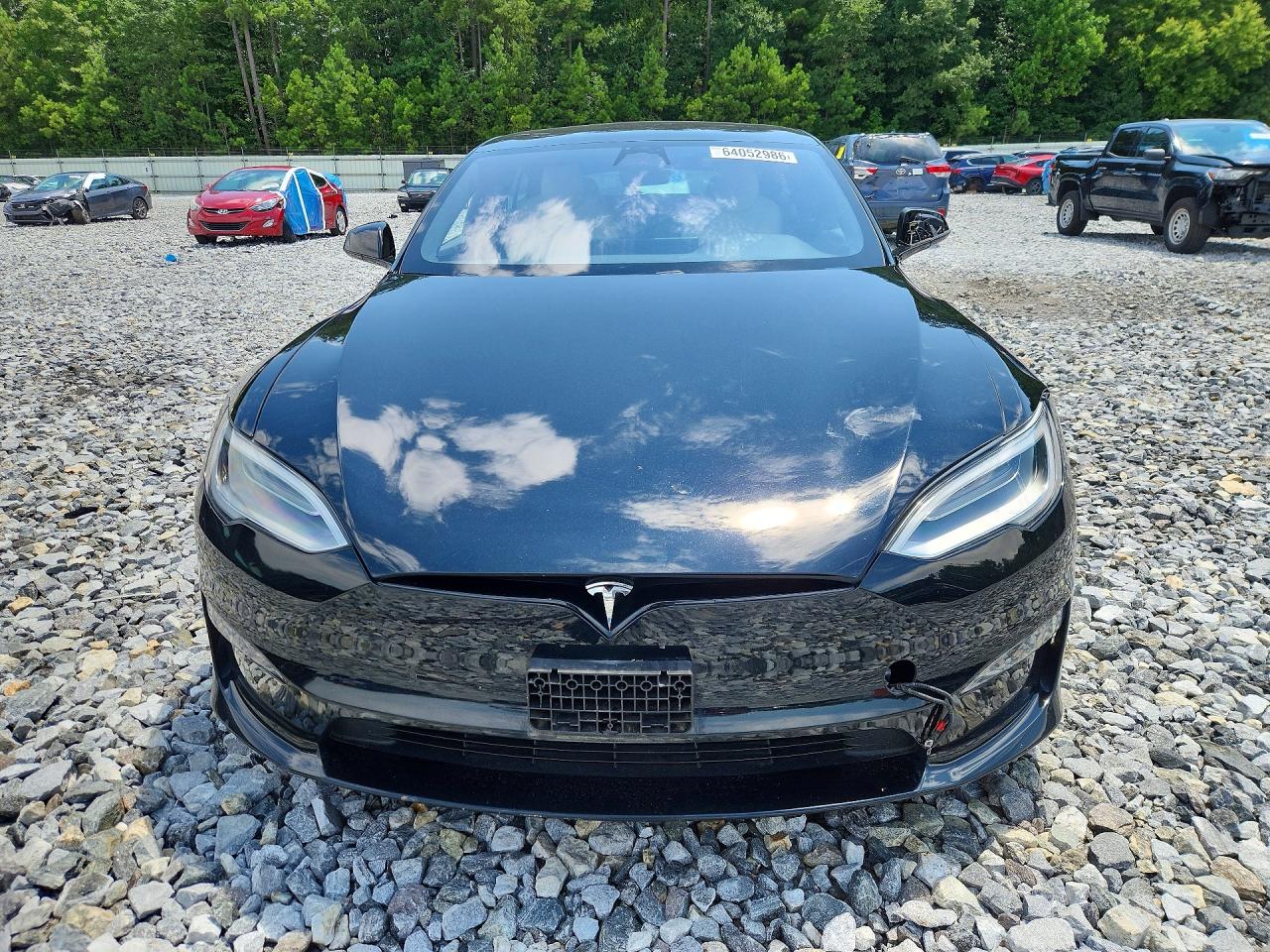 2021 Tesla Model S Черный vin: 5YJSAE69MF442940