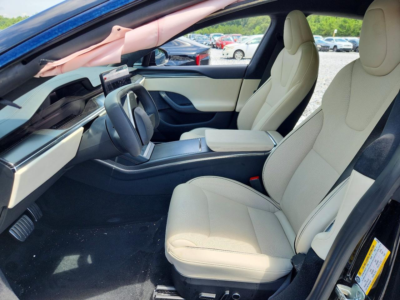 2021 Tesla Model S Черный vin: 5YJSAE69MF442940