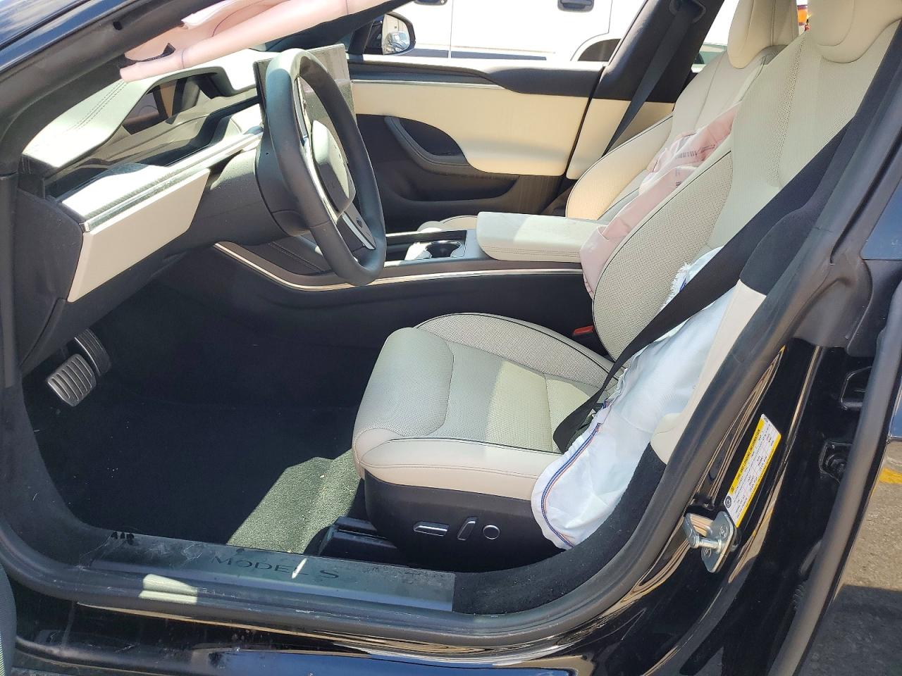 2023 Tesla Model S Black vin: 5YJSA1E6XPF522008