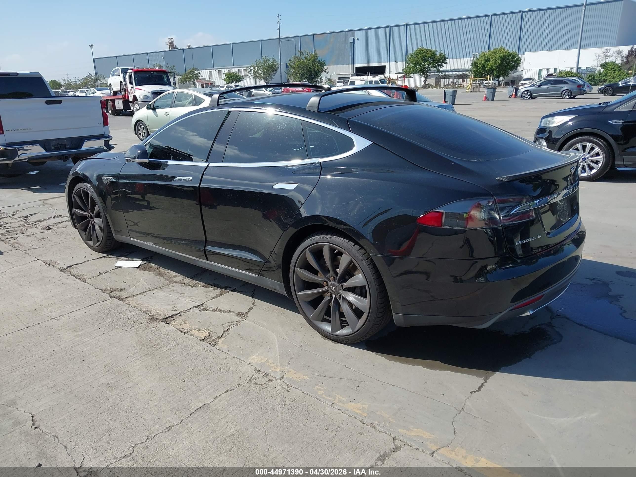 2014 Tesla Model S P85 Black vin: 5YJSA1H11EFP29464