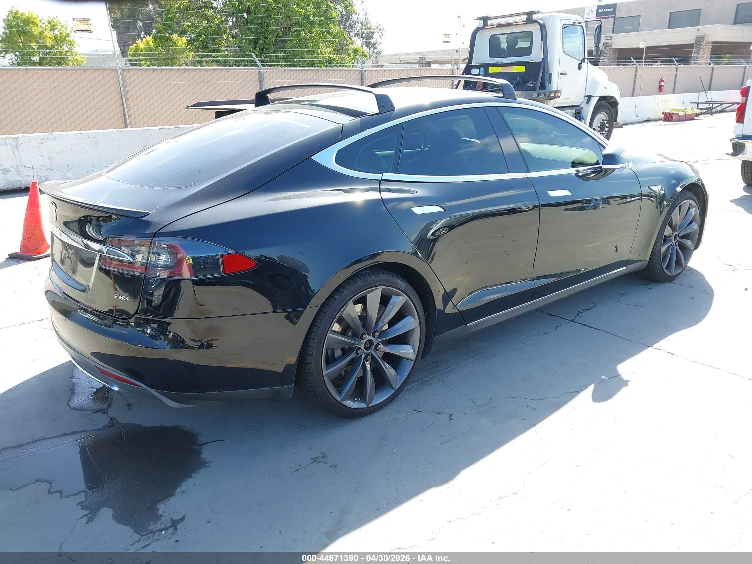 2014 Tesla Model S P85 Black vin: 5YJSA1H11EFP29464