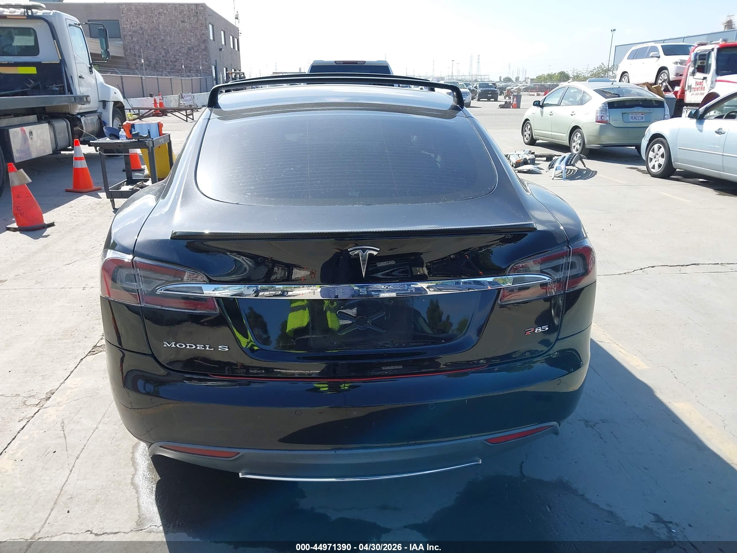 2014 Tesla Model S P85 Black vin: 5YJSA1H11EFP29464