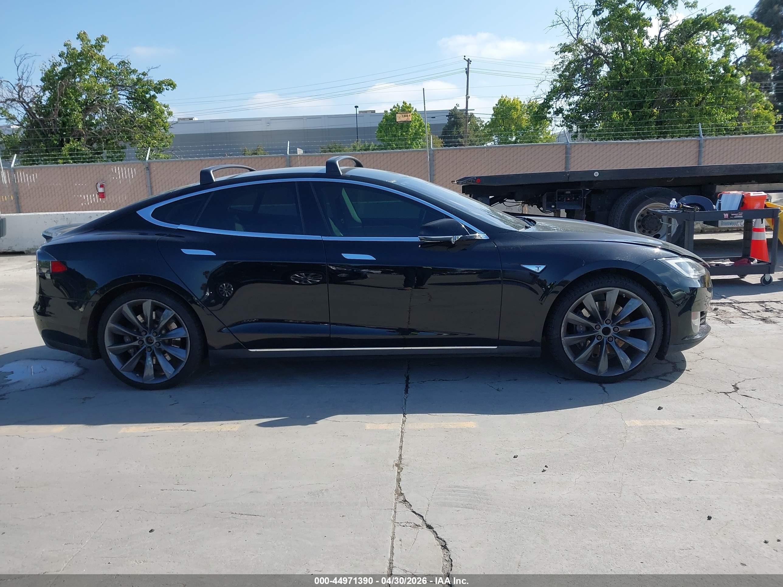 2014 Tesla Model S P85 Black vin: 5YJSA1H11EFP29464