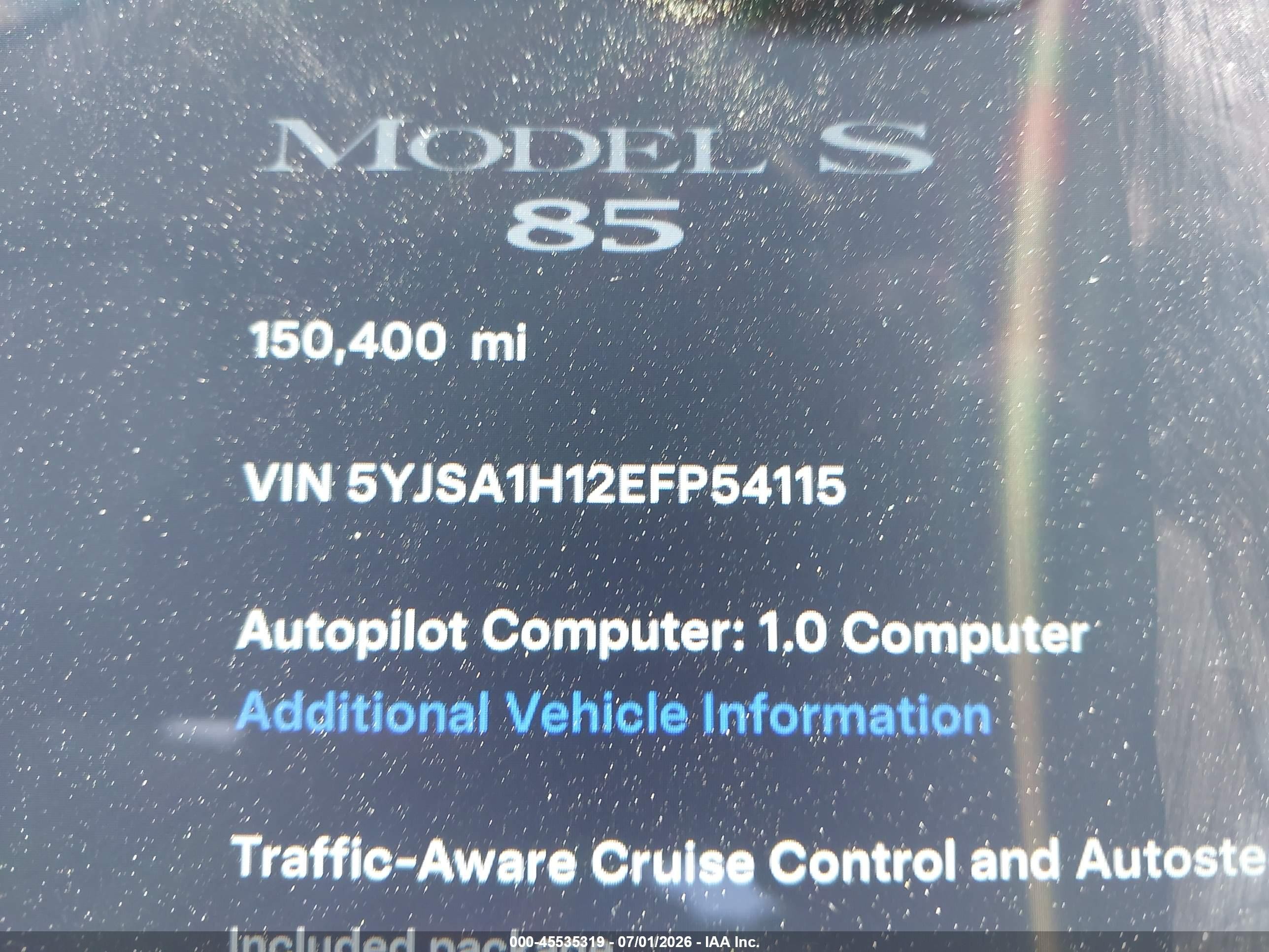2014 Tesla Model S P85 Черный vin: 5YJSA1H12EFP54115
