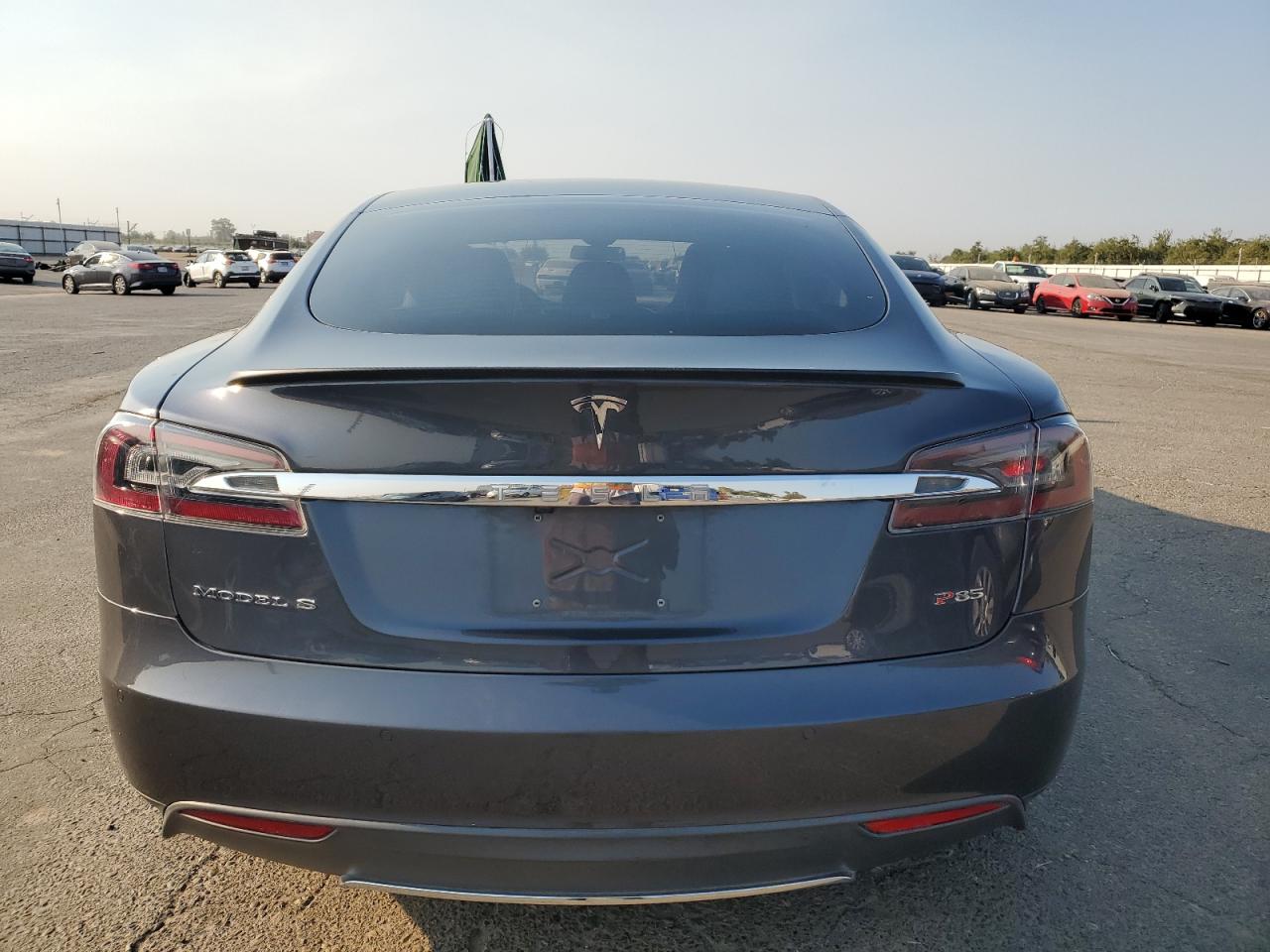 2014 Tesla Model S Gray vin: 5YJSA1H12EFP60545