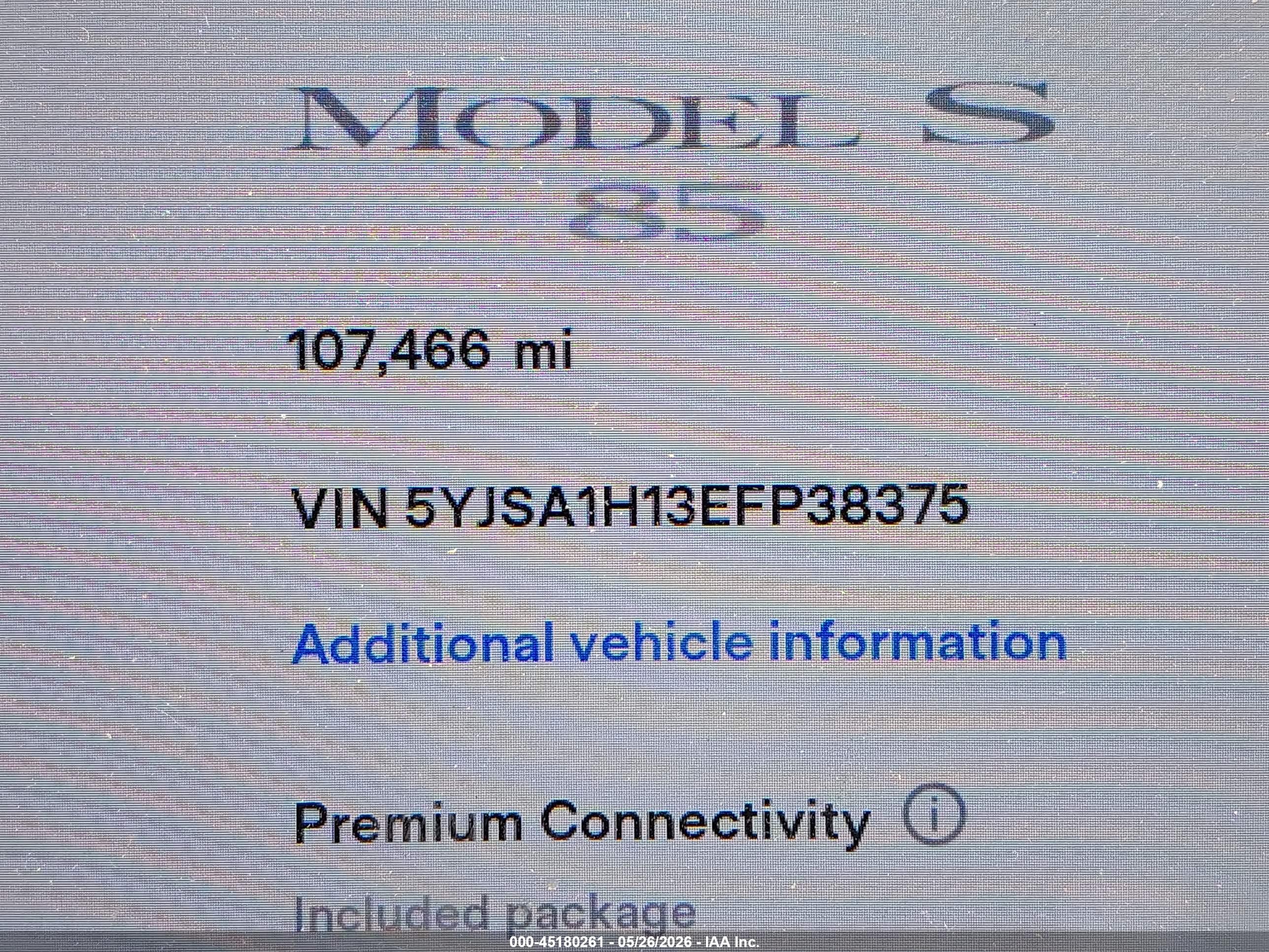 2014 Tesla Model S P85 Серый vin: 5YJSA1H13EFP38375