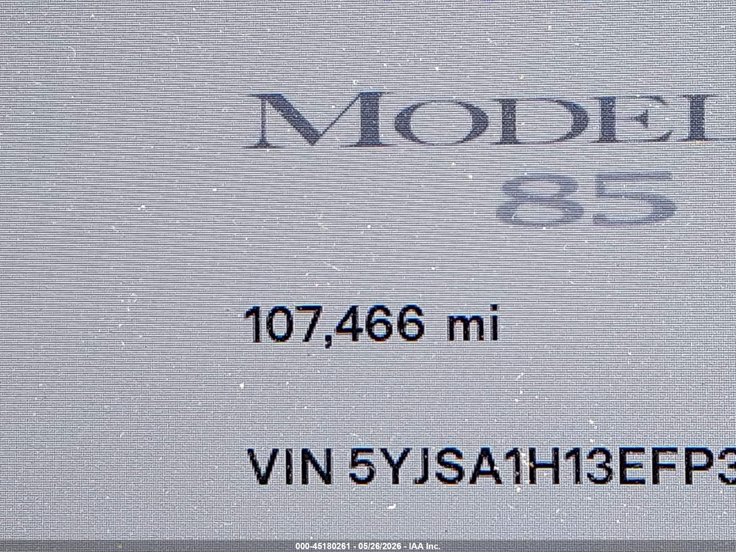 2014 Tesla Model S P85 Серый vin: 5YJSA1H13EFP38375