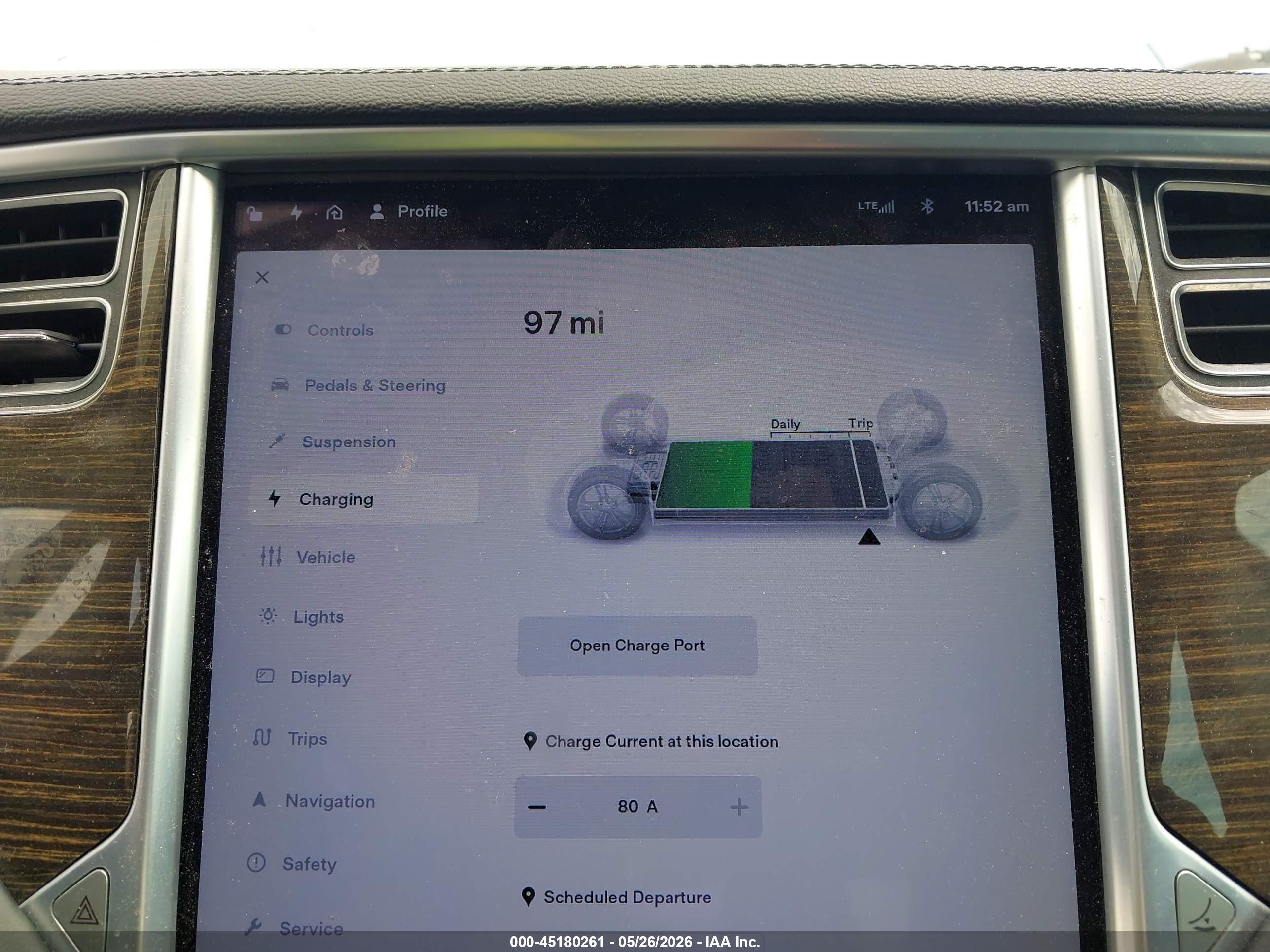 2014 Tesla Model S P85 Серый vin: 5YJSA1H13EFP38375