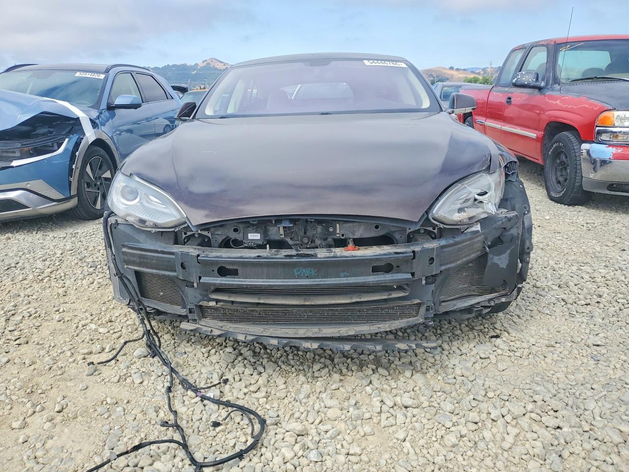 2014 Tesla Model S Brown vin: 5YJSA1H13EFP50056