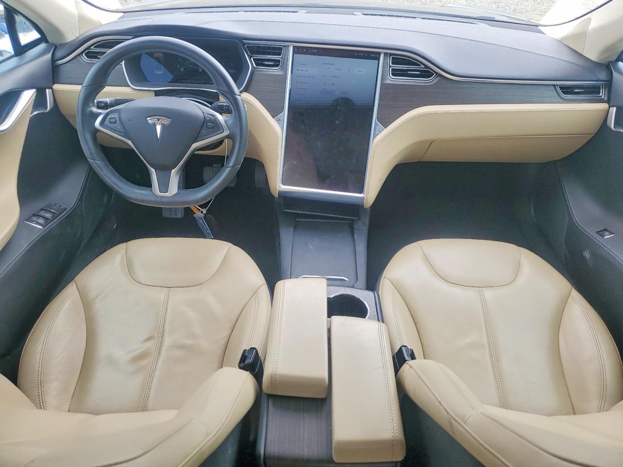 2014 Tesla Model S Brown vin: 5YJSA1H13EFP50056
