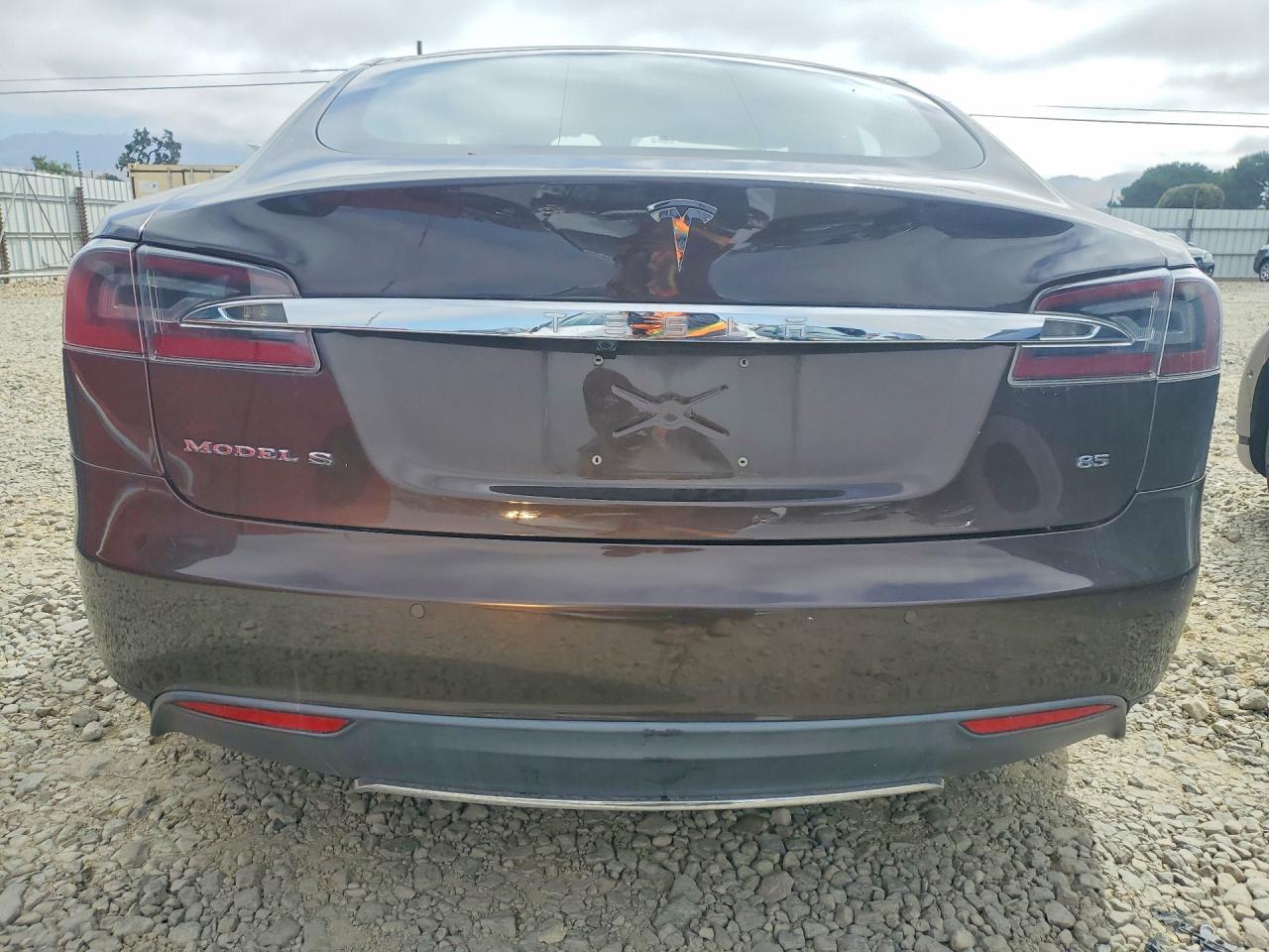 2014 Tesla Model S Brown vin: 5YJSA1H13EFP50056