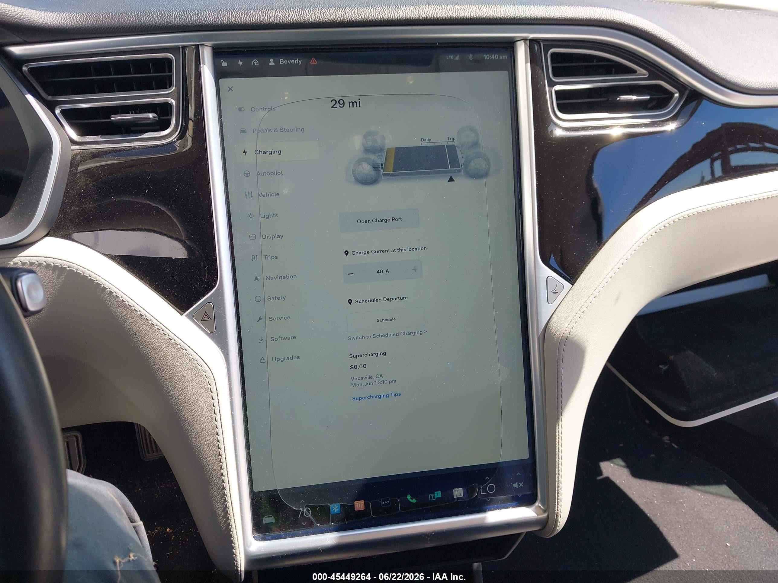 2014 Tesla Model S P85 Red vin: 5YJSA1H13EFP67469