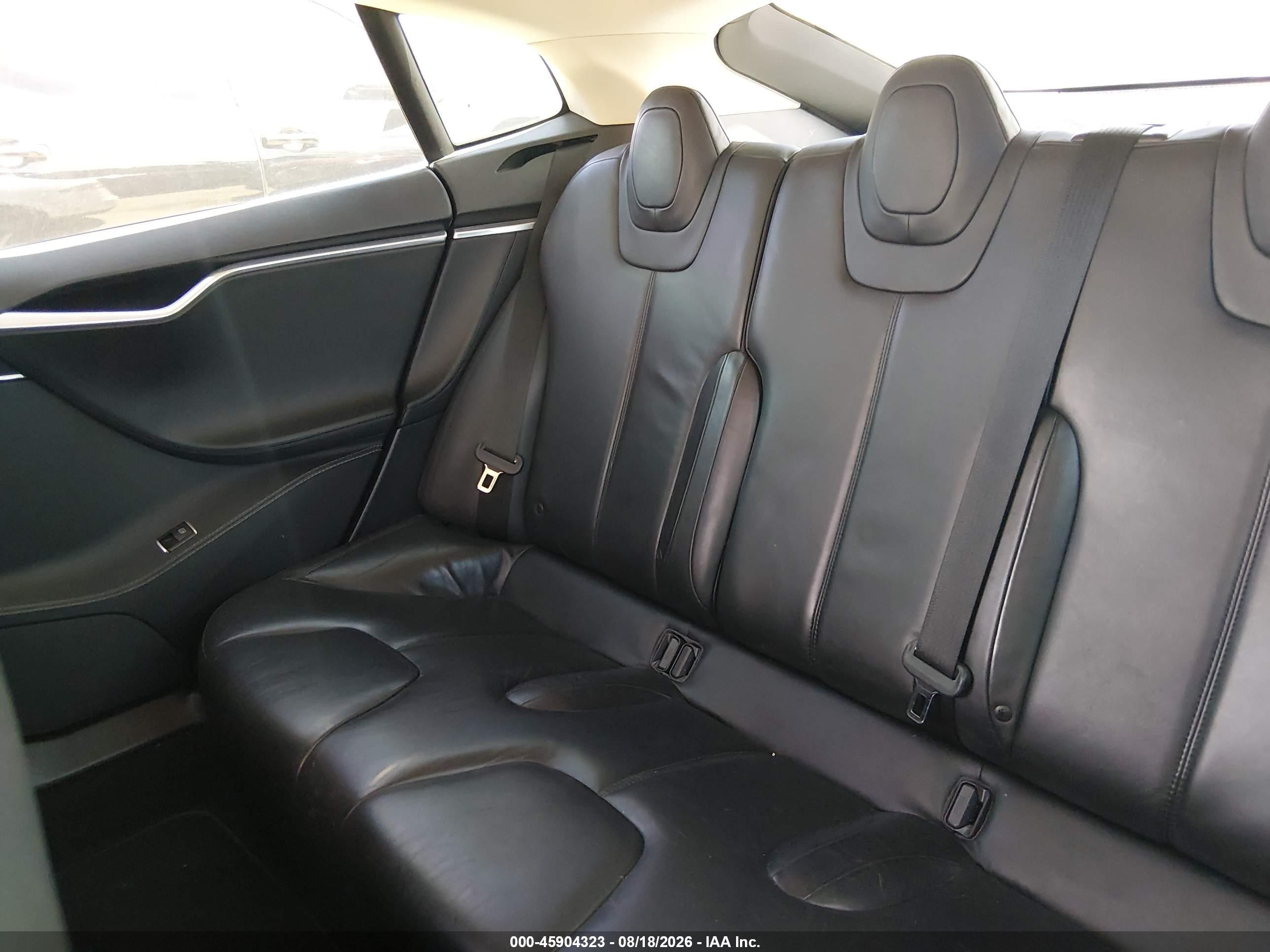 2014 Tesla Model S P85 White vin: 5YJSA1H14EFP52947