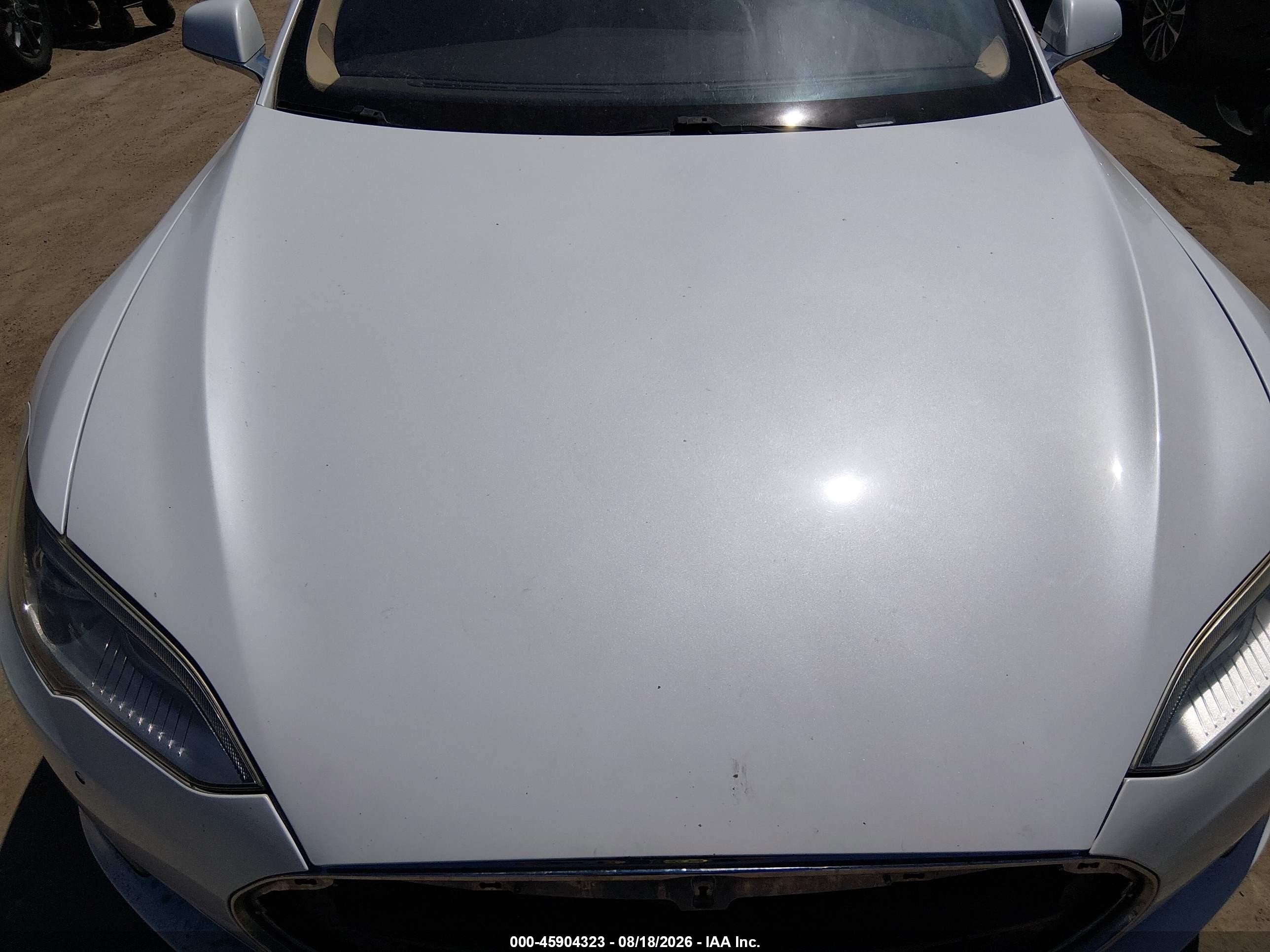 2014 Tesla Model S P85 White vin: 5YJSA1H14EFP52947